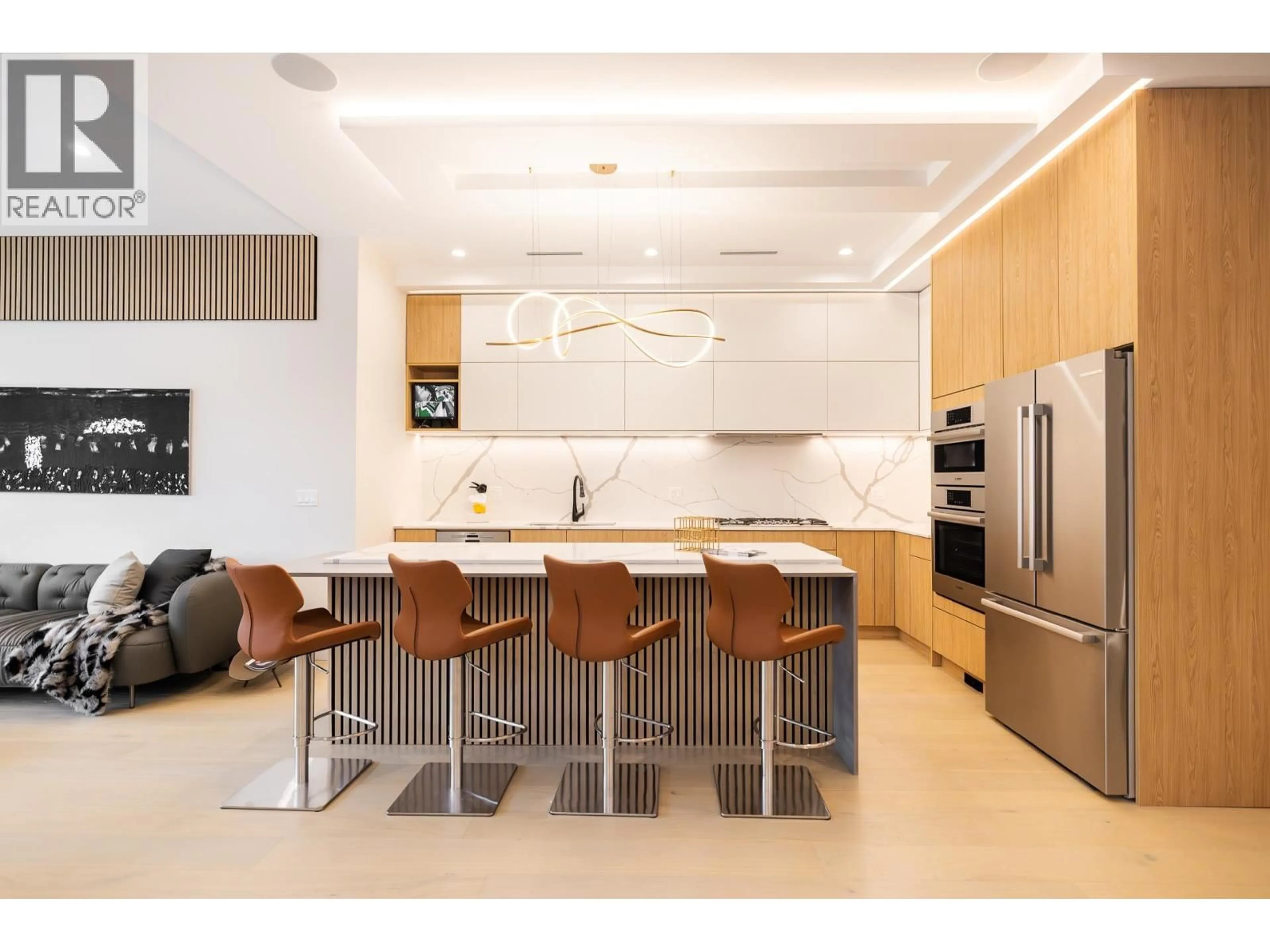 Contemporary kitchen, ceramic/tile floor for 8055 18TH AVENUE, Burnaby British Columbia V3N1J9