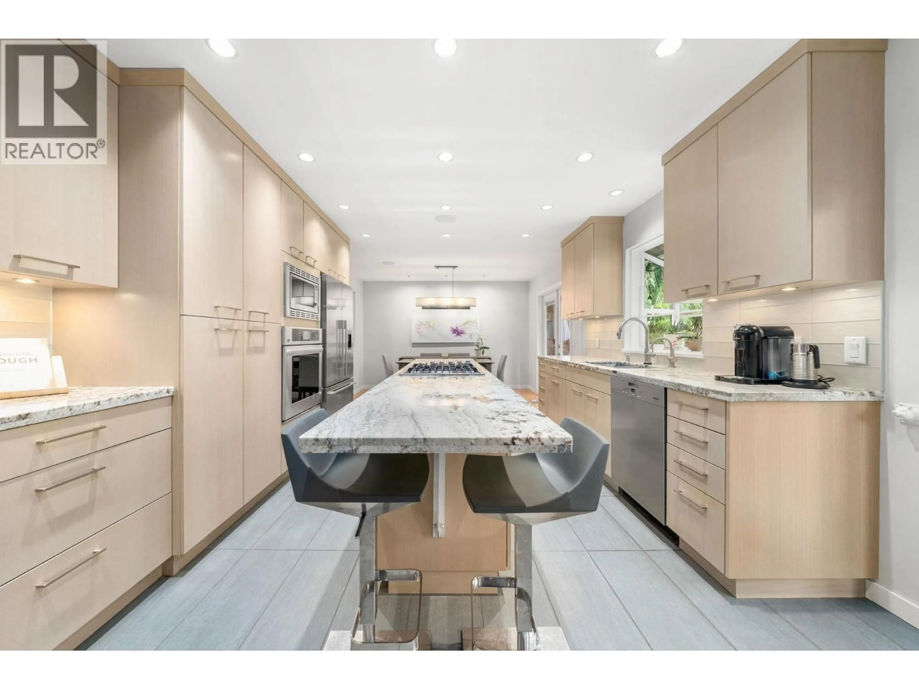 Contemporary kitchen, ceramic/tile floor for 4966 RANGER AVENUE, North Vancouver British Columbia V7R3M4