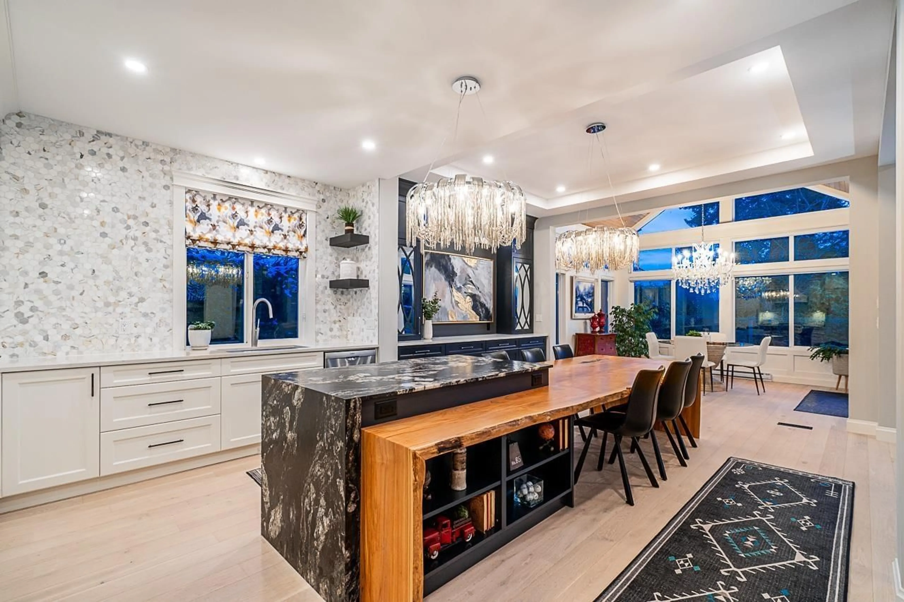 Contemporary kitchen, ceramic/tile floor for 15448 33A AVENUE, Surrey British Columbia V3Z0K6