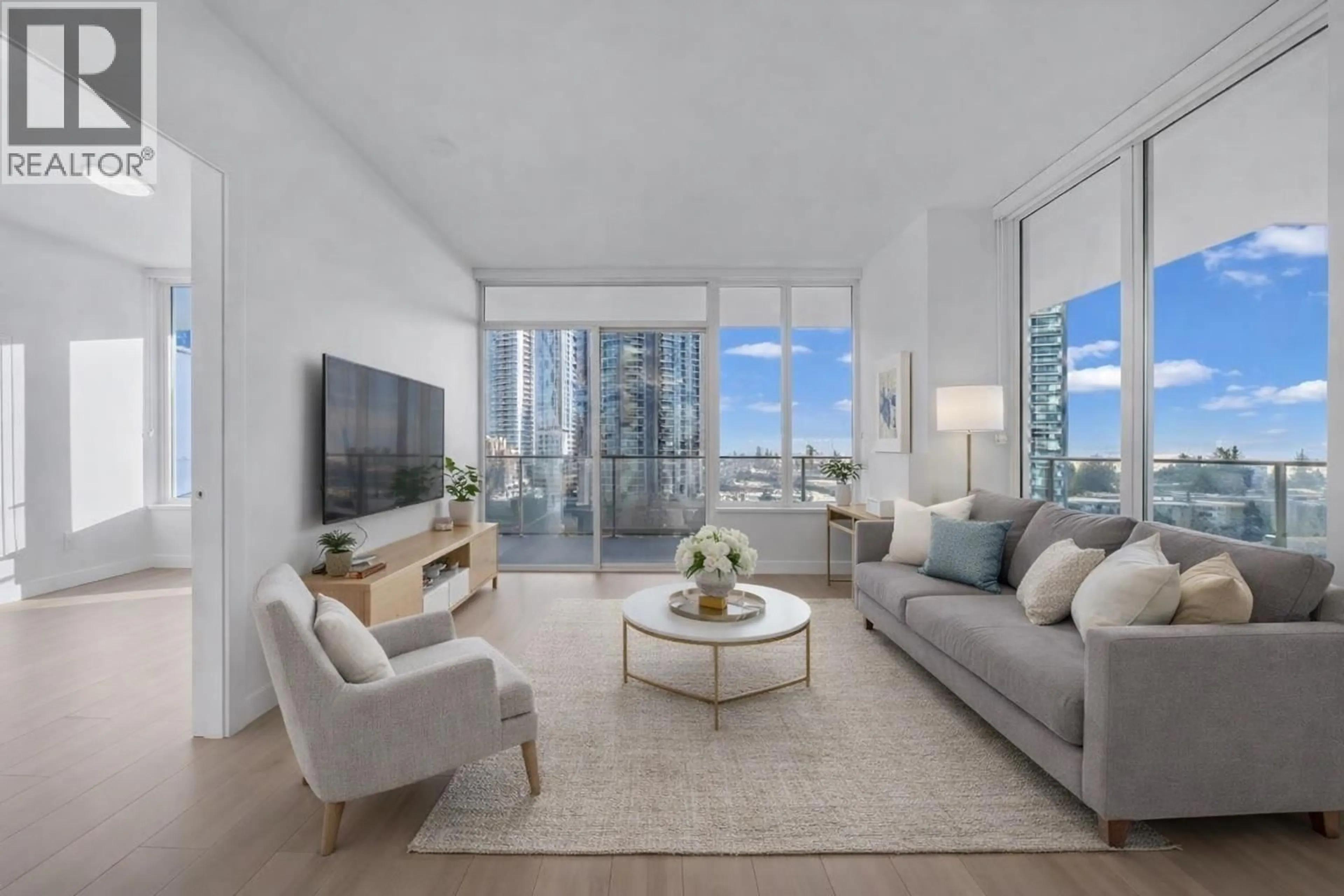 Living room with furniture, unknown for 805 - 6288 CASSIE AVENUE, Burnaby British Columbia V5H0H7