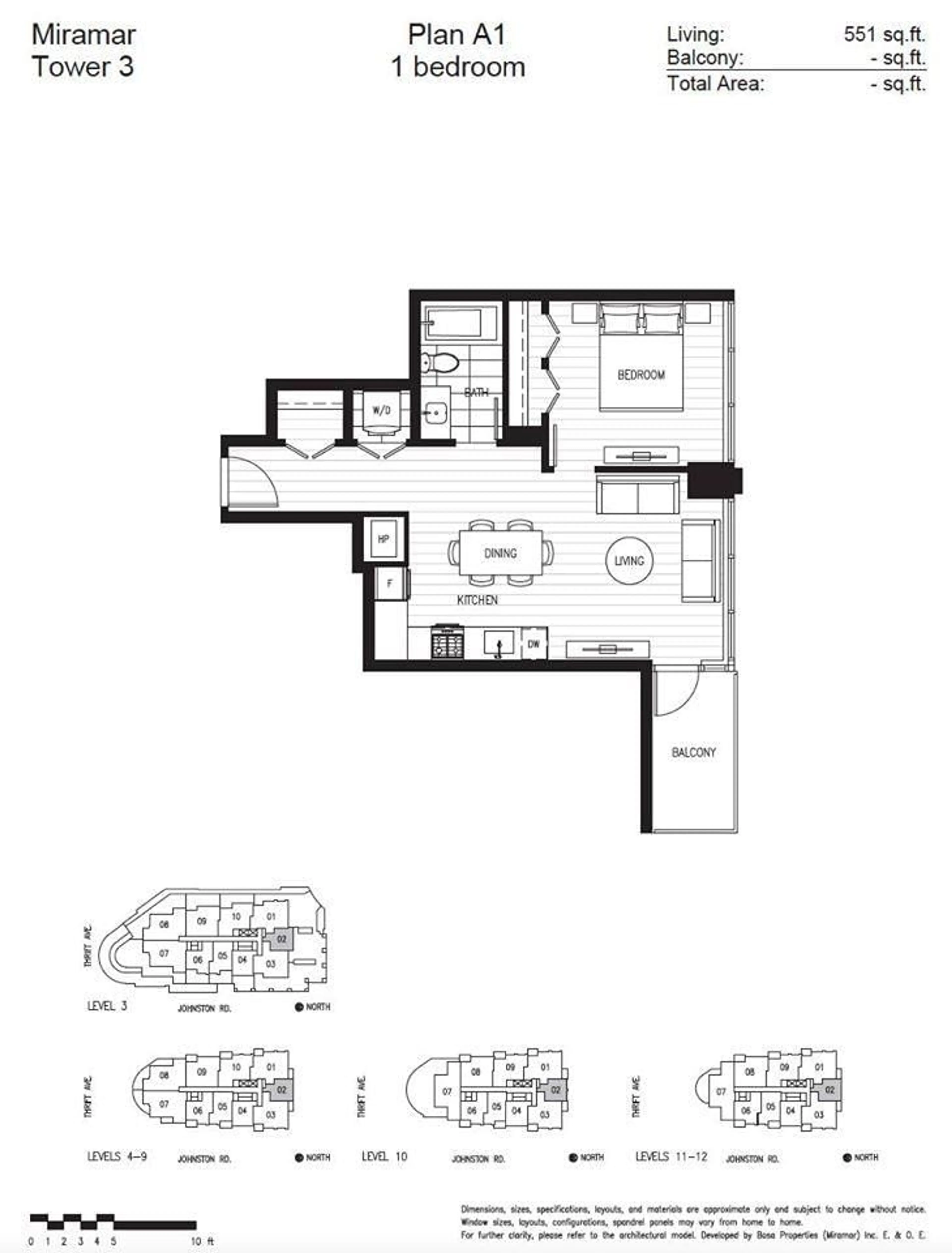 Floor plan for 902 - 1441 JOHNSTON ROAD, White Rock British Columbia V4B3Z4