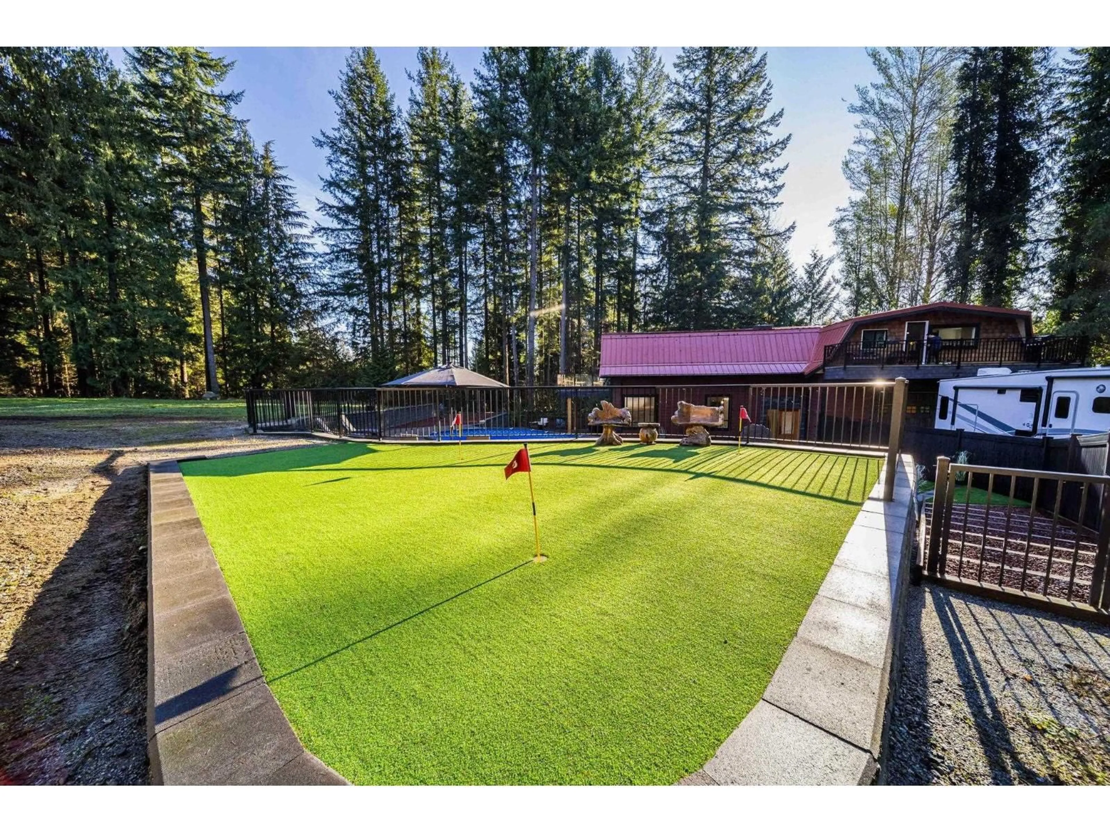 A pic from outside/outdoor area/front of a property/back of a property/a pic from drone, mountain view for 12468 CARR STREET, Mission British Columbia V4S1B9