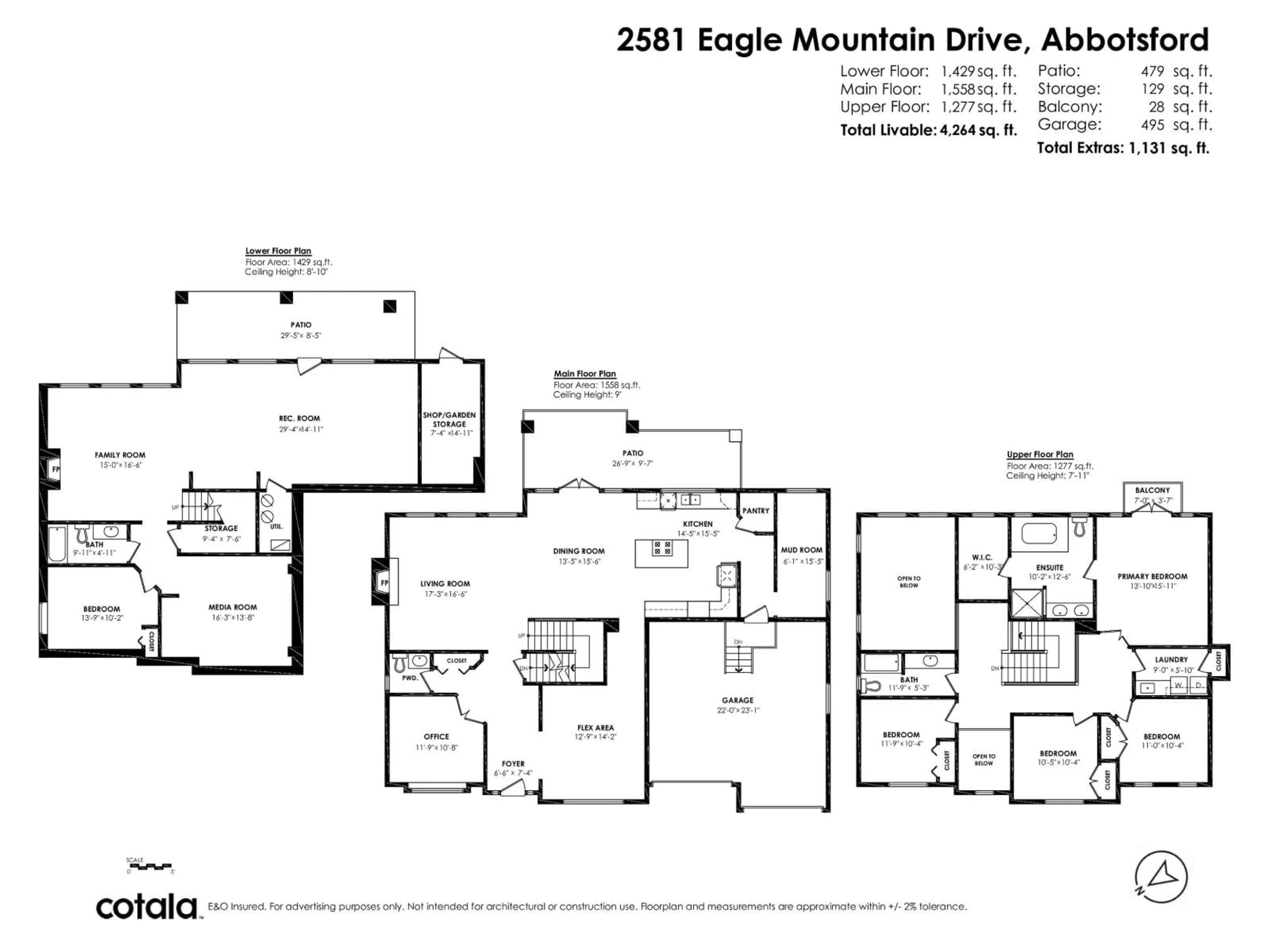 Floor plan for 2581 EAGLE MOUNTAIN DRIVE, Abbotsford British Columbia V3G0B1