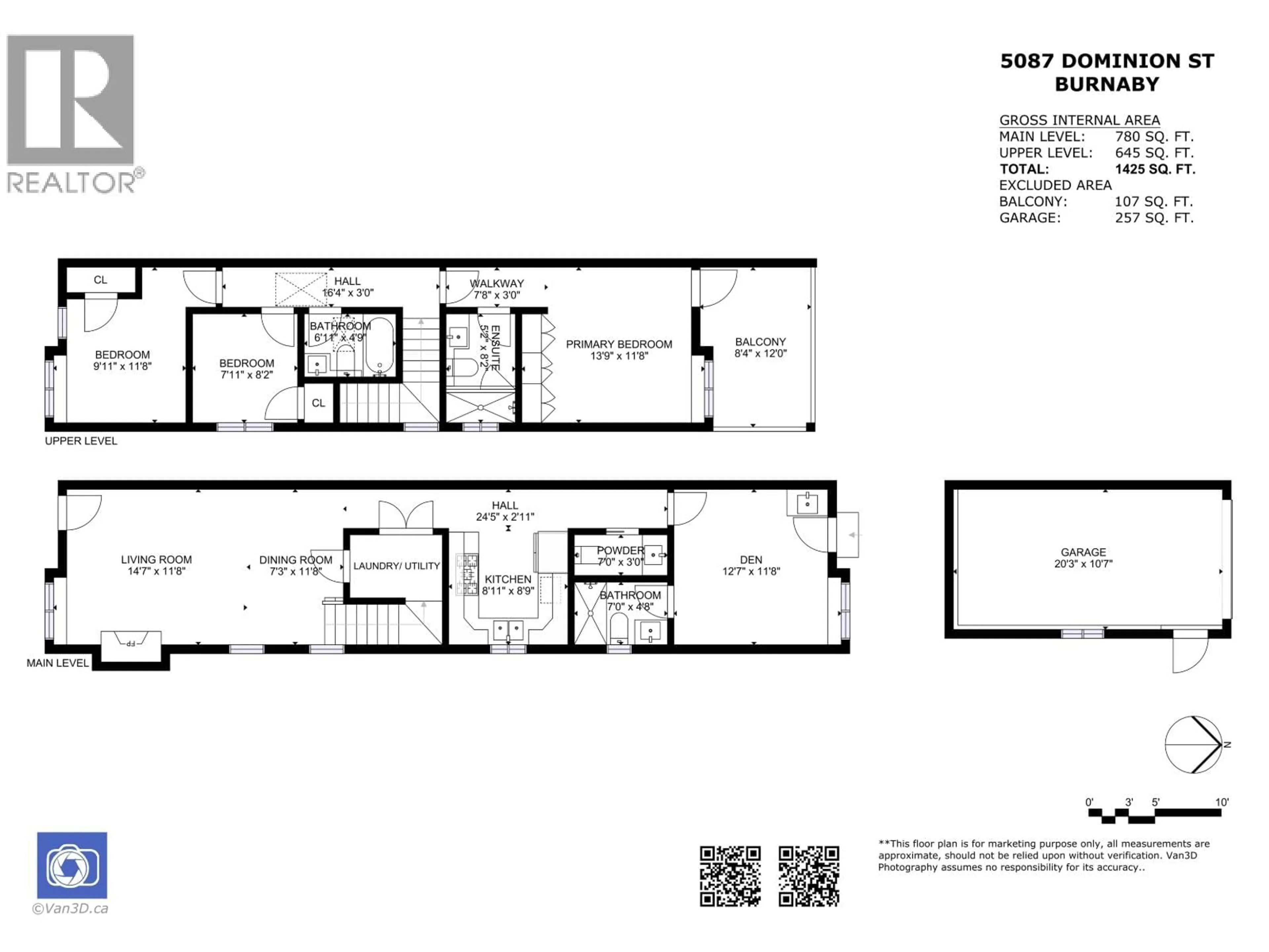 Floor plan for 5087 DOMINION STREET, Burnaby British Columbia V5G1C8