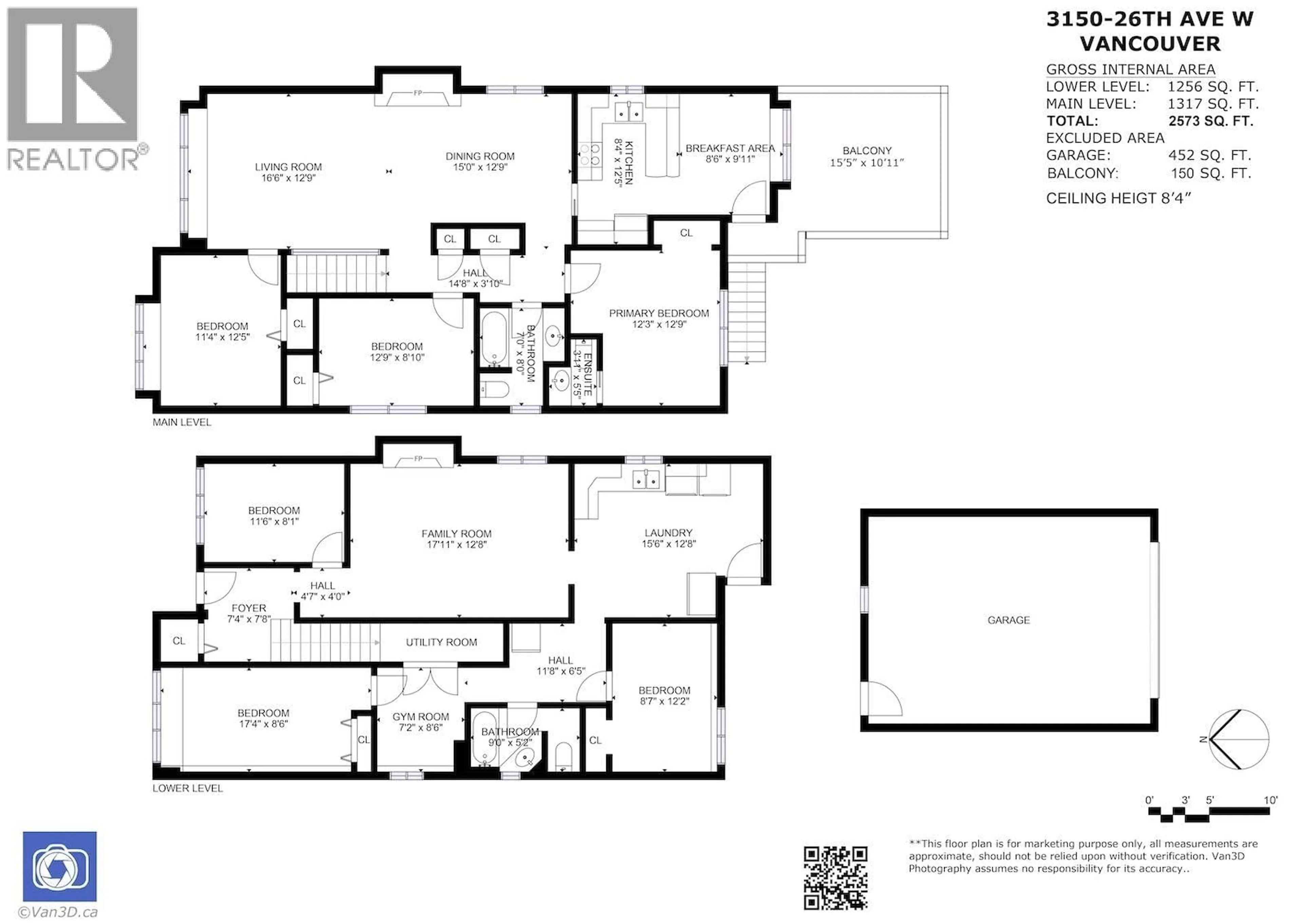 Floor plan for 3150 26TH AVENUE, Vancouver British Columbia V6L1V8