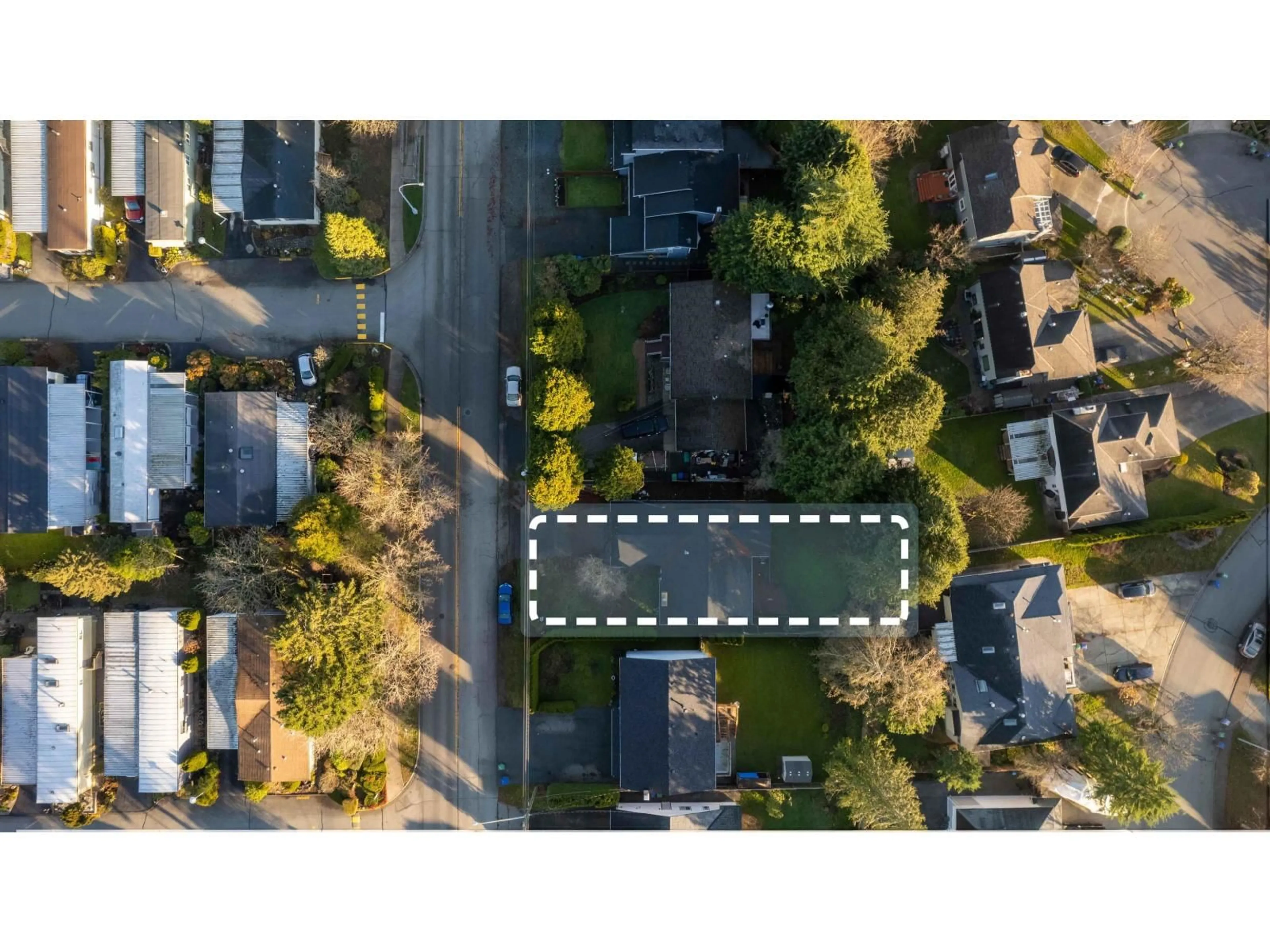 A pic from outside/outdoor area/front of a property/back of a property/a pic from drone, street for 15930 20 AVENUE, Surrey British Columbia V4A2B2