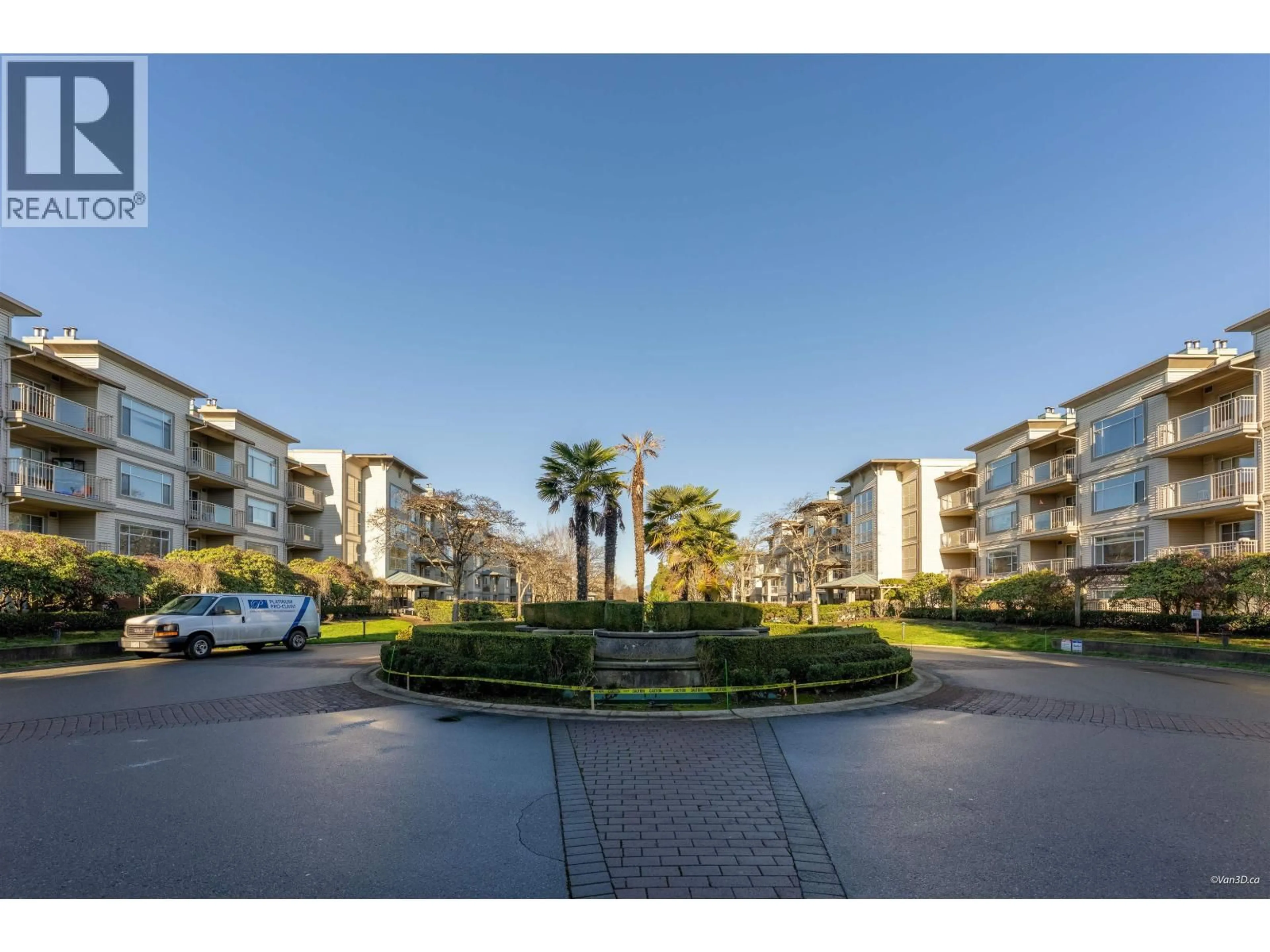 A pic from outside/outdoor area/front of a property/back of a property/a pic from drone, street for 202 - 8200 JONES ROAD, Richmond British Columbia V6Y3Z2