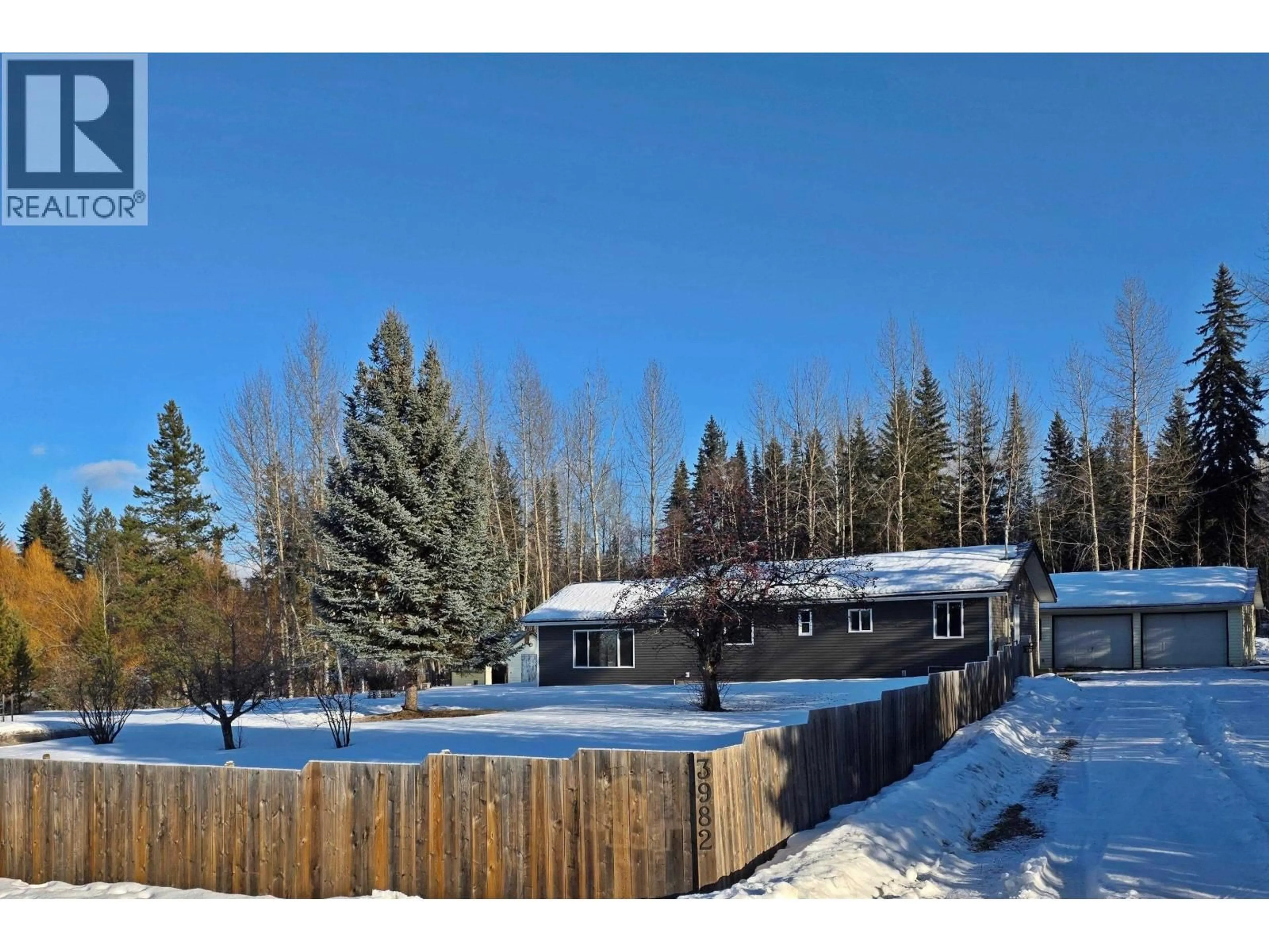 A pic from outside/outdoor area/front of a property/back of a property/a pic from drone, unknown for 3982 BULOVA ROAD, Quesnel British Columbia V2J6V2