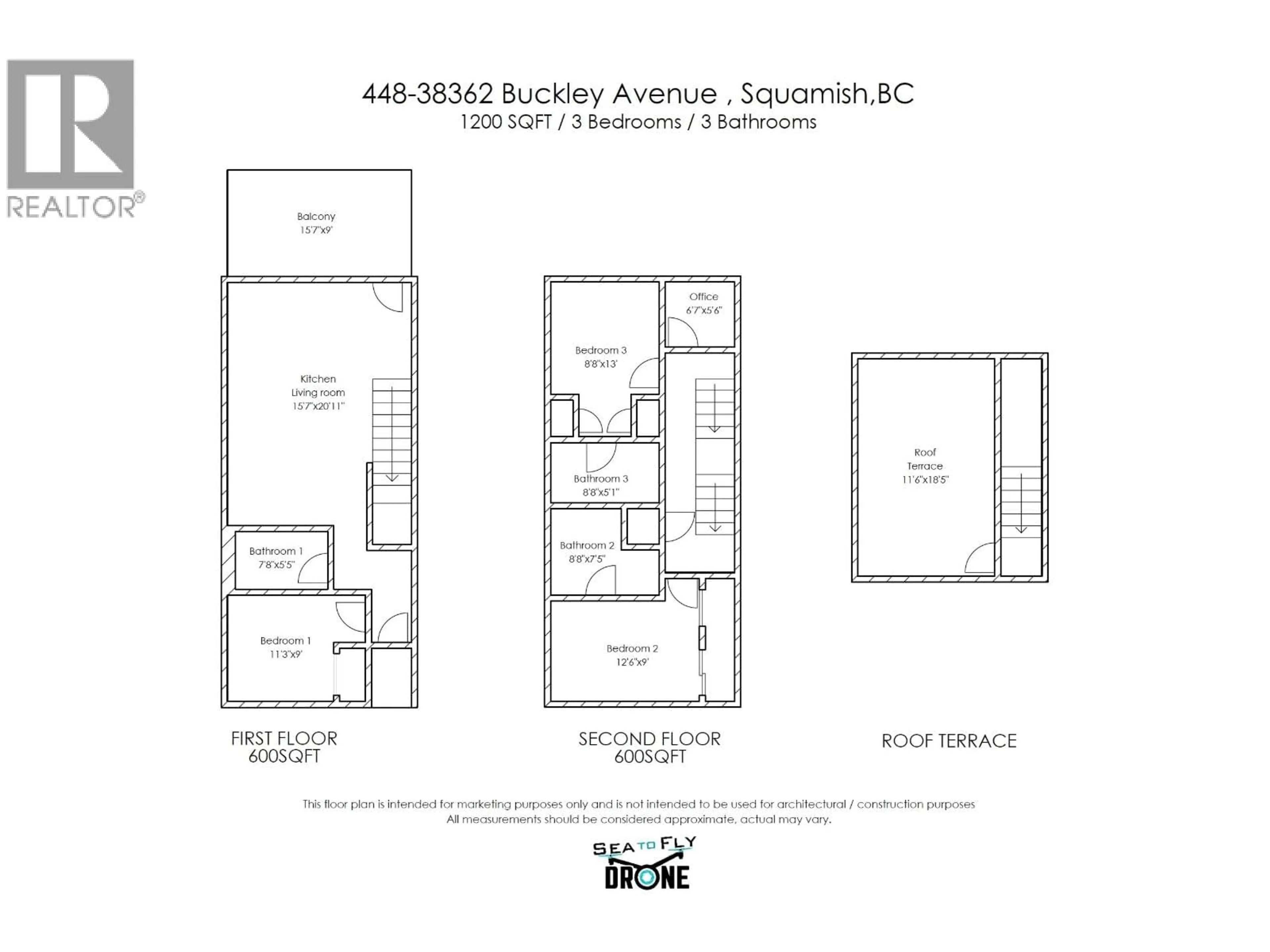 Floor plan for 448 - 38362 BUCKLEY AVENUE, Squamish British Columbia V8B0J8