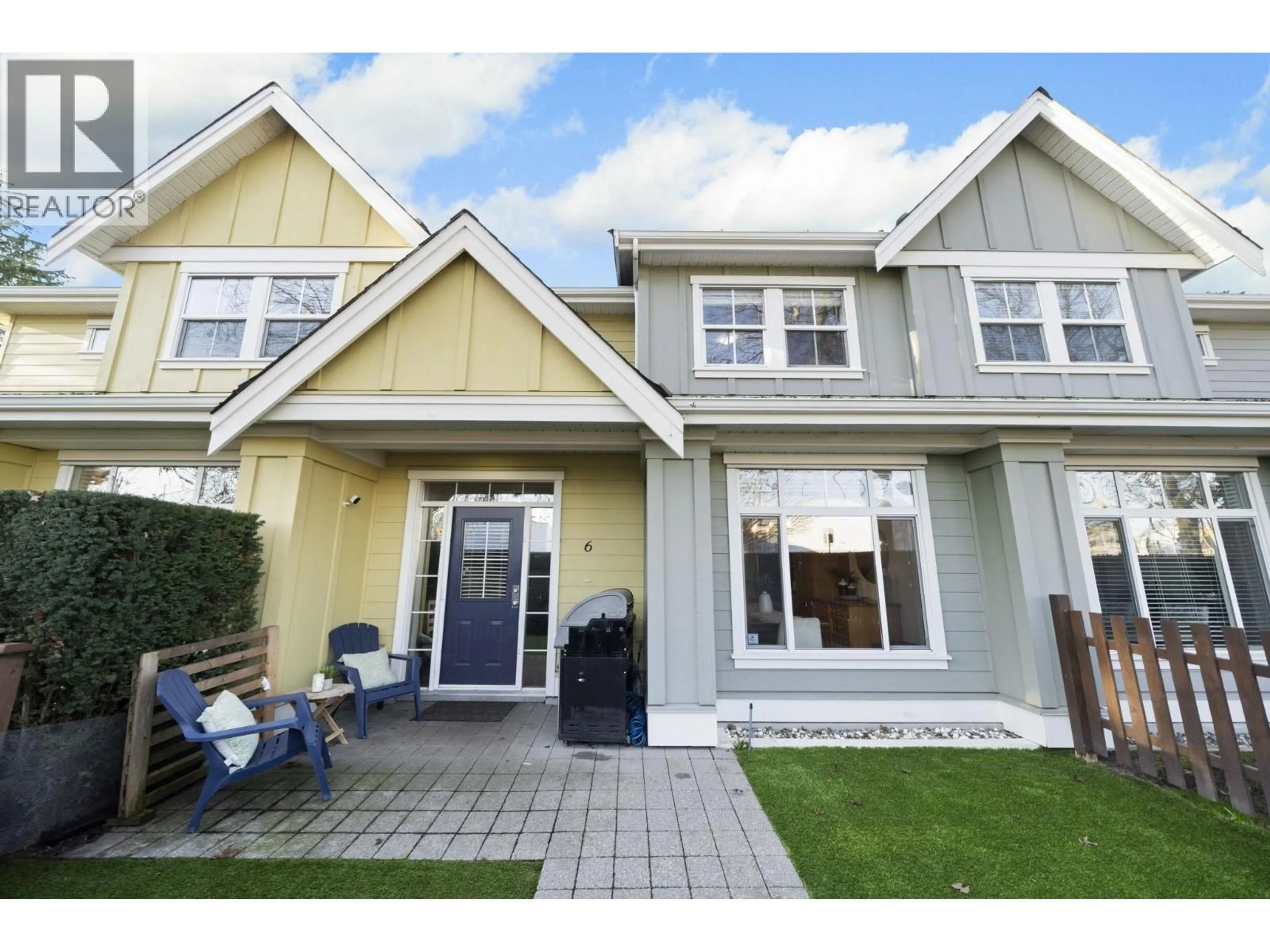 Home with vinyl exterior material, street for 6 - 4887 CENTRAL AVENUE, Delta British Columbia V4K2G5