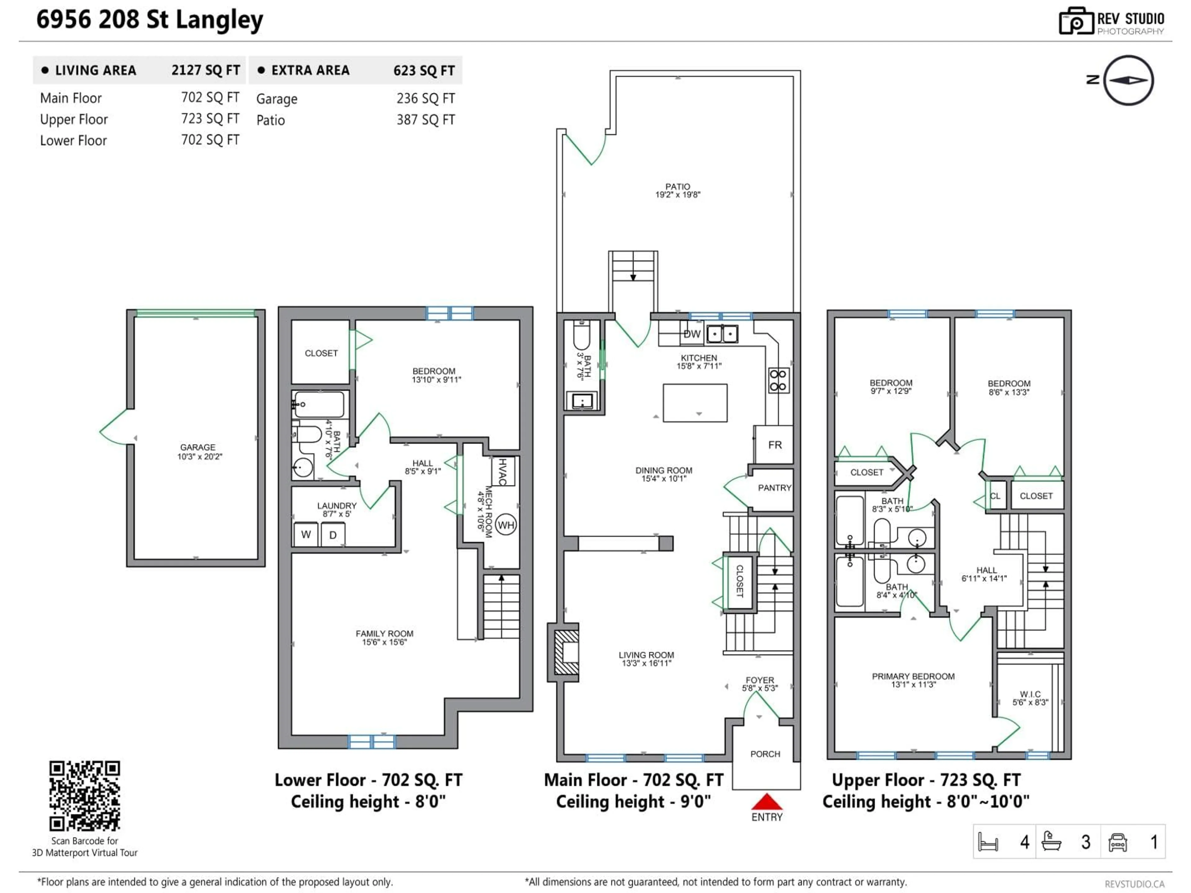 Floor plan for 6956 208 STREET, Langley British Columbia V2Y0G1