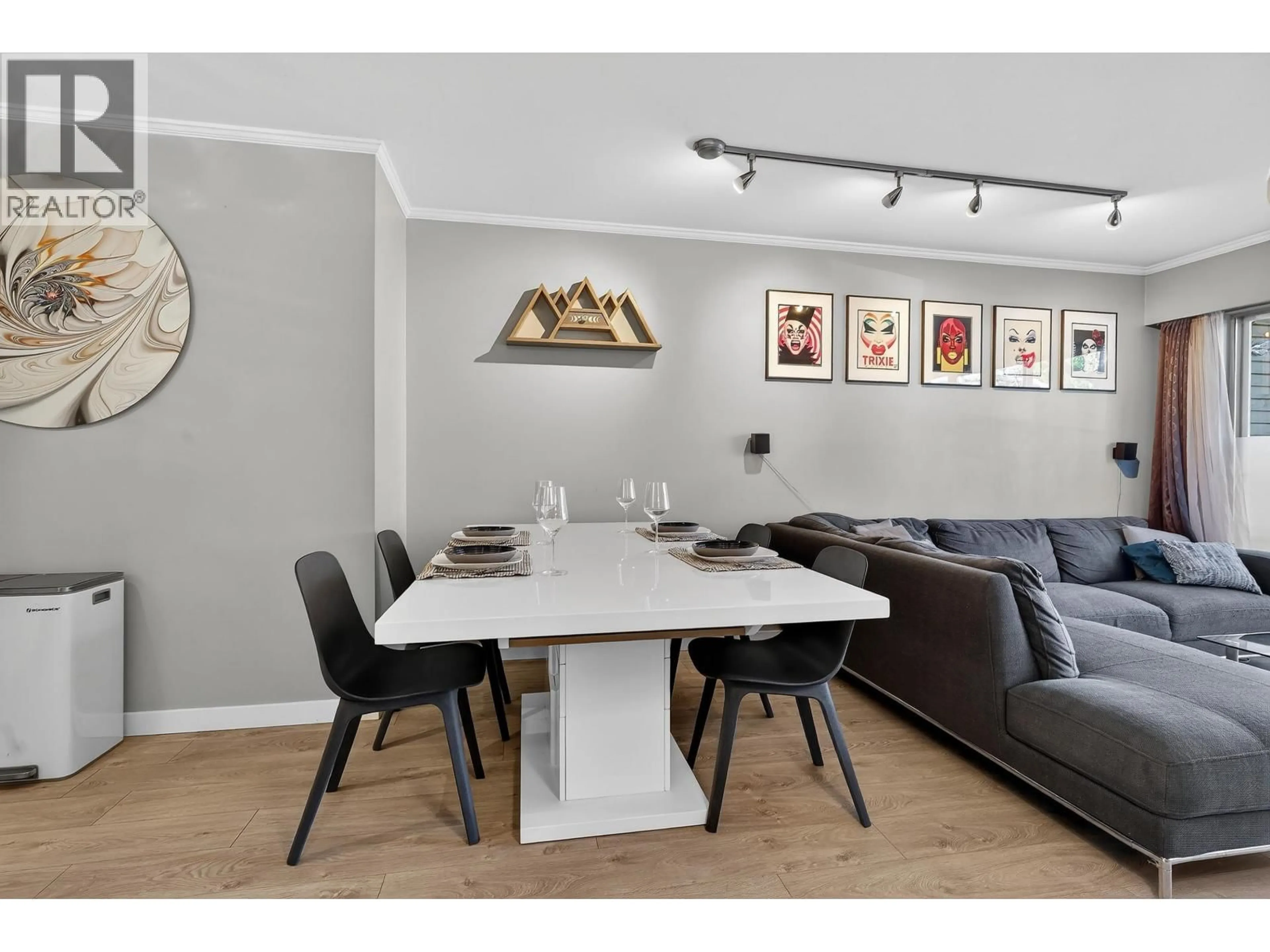 Dining room, wood/laminate floor for 211 - 230 MOWAT STREET, New Westminster British Columbia V3M4B2