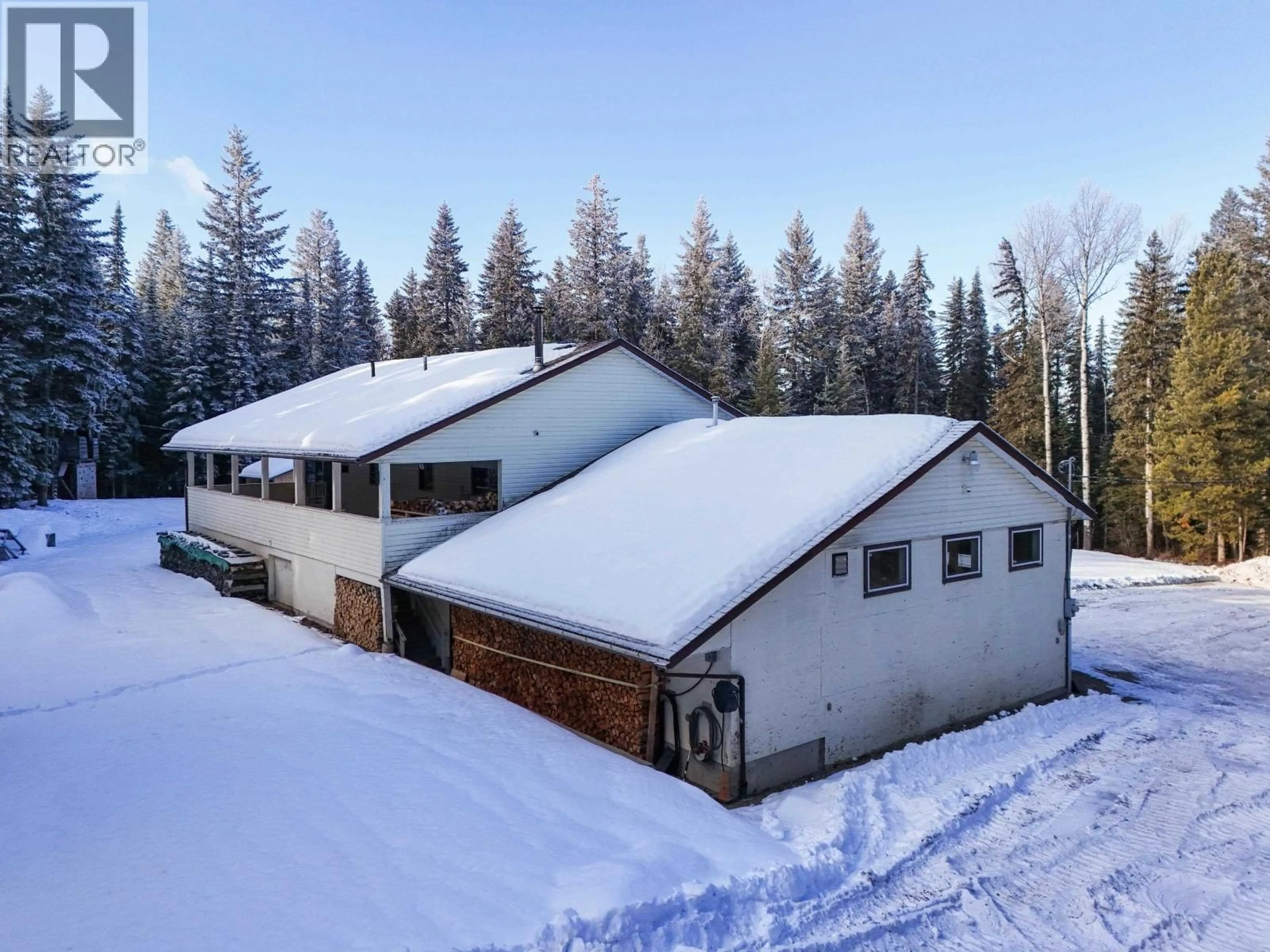 A pic from outside/outdoor area/front of a property/back of a property/a pic from drone, unknown for 1282 OMEGA ROAD, Quesnel British Columbia V2J6V1