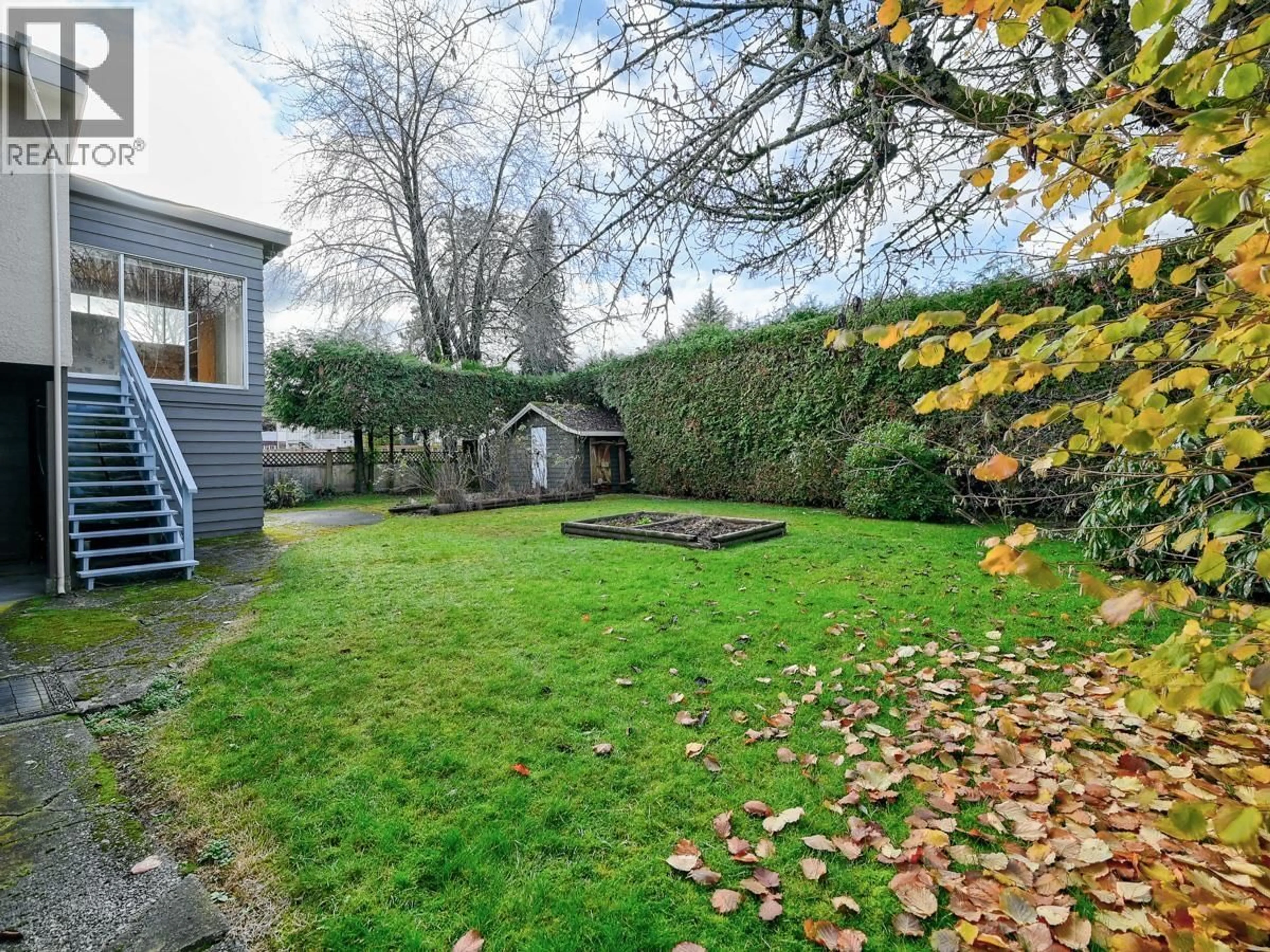 A pic from outside/outdoor area/front of a property/back of a property/a pic from drone, forest/trees view for 6031 ALTA COURT, Richmond British Columbia V7C4A2