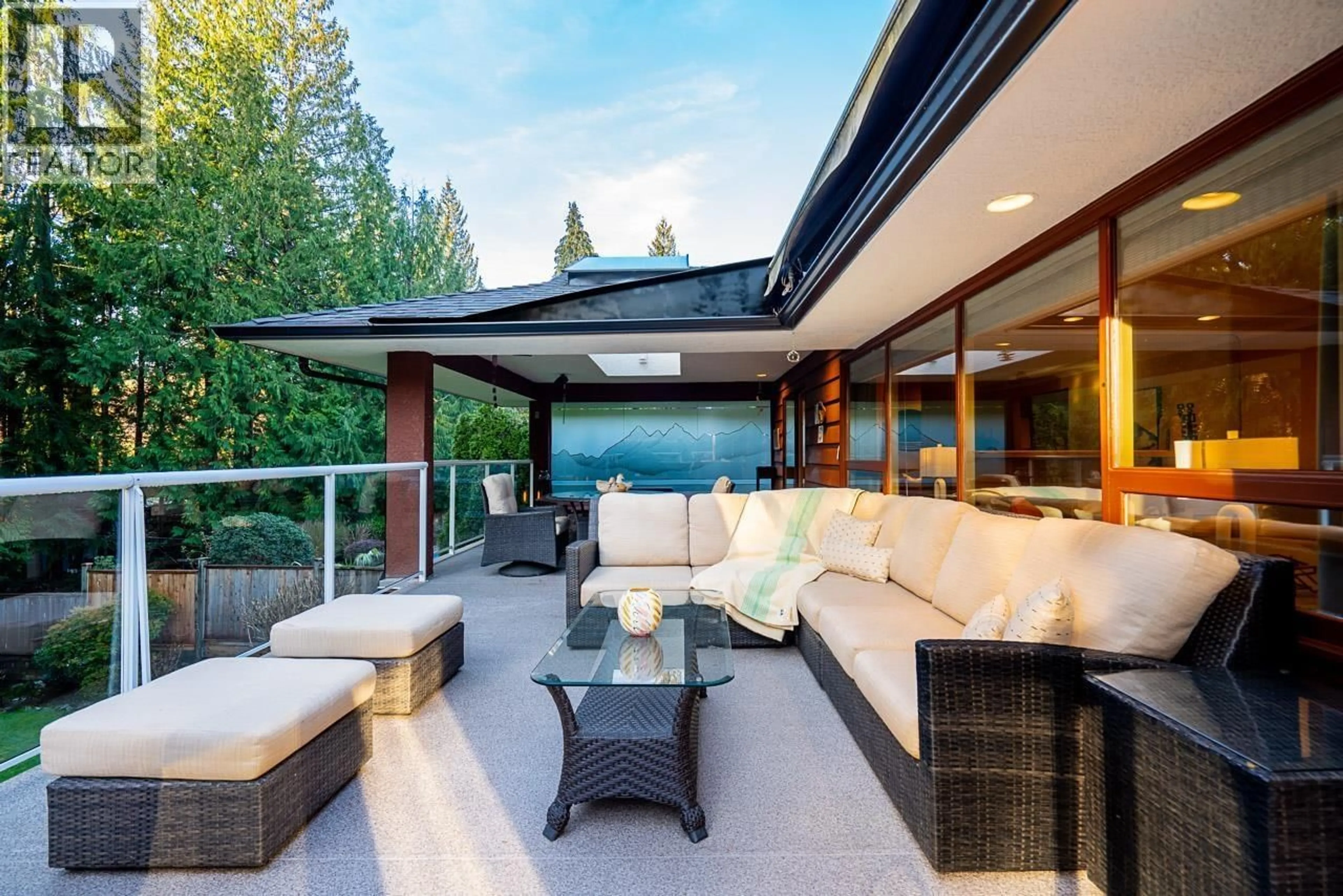 Patio, water/lake/river/ocean view for 4695 MAPLERIDGE DRIVE, North Vancouver British Columbia V7R3T6