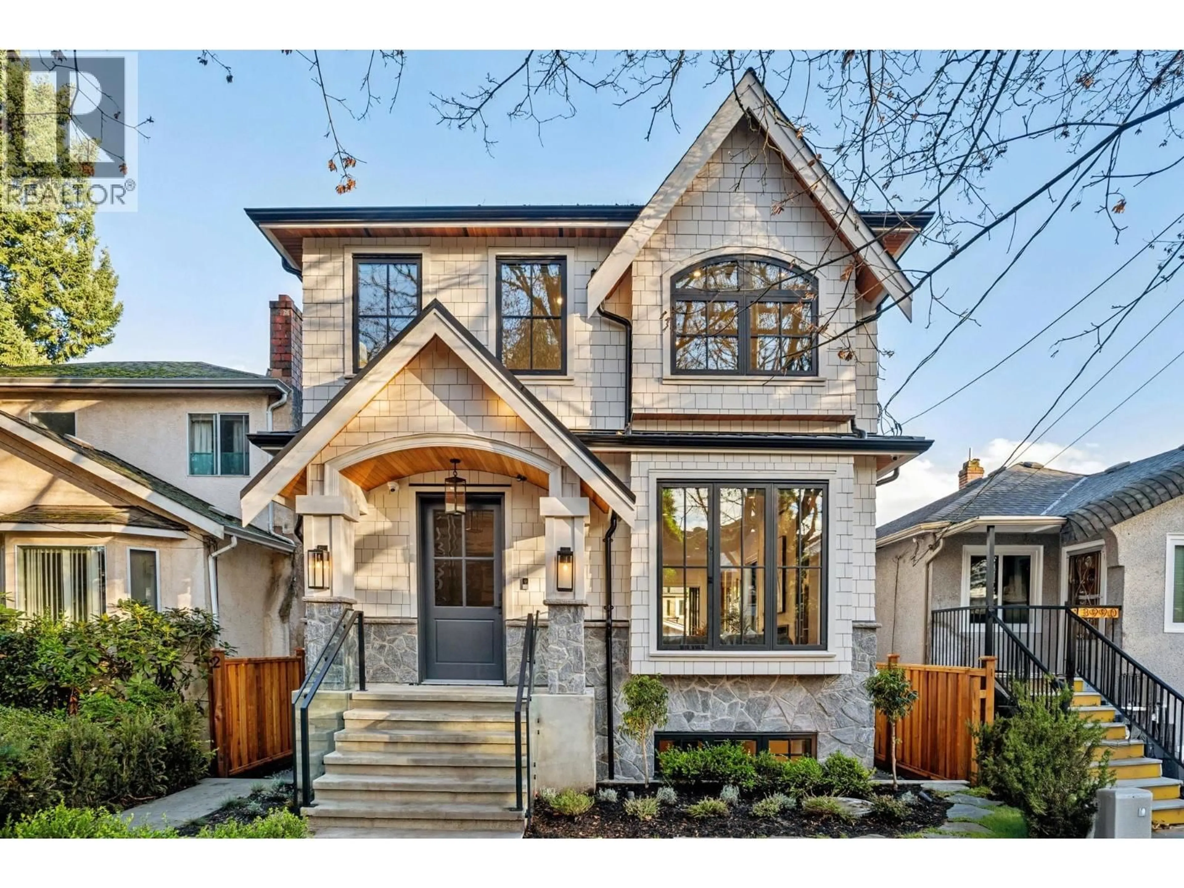 Home with brick exterior material, street for 3970 LAUREL STREET, Vancouver British Columbia V5Z3V6