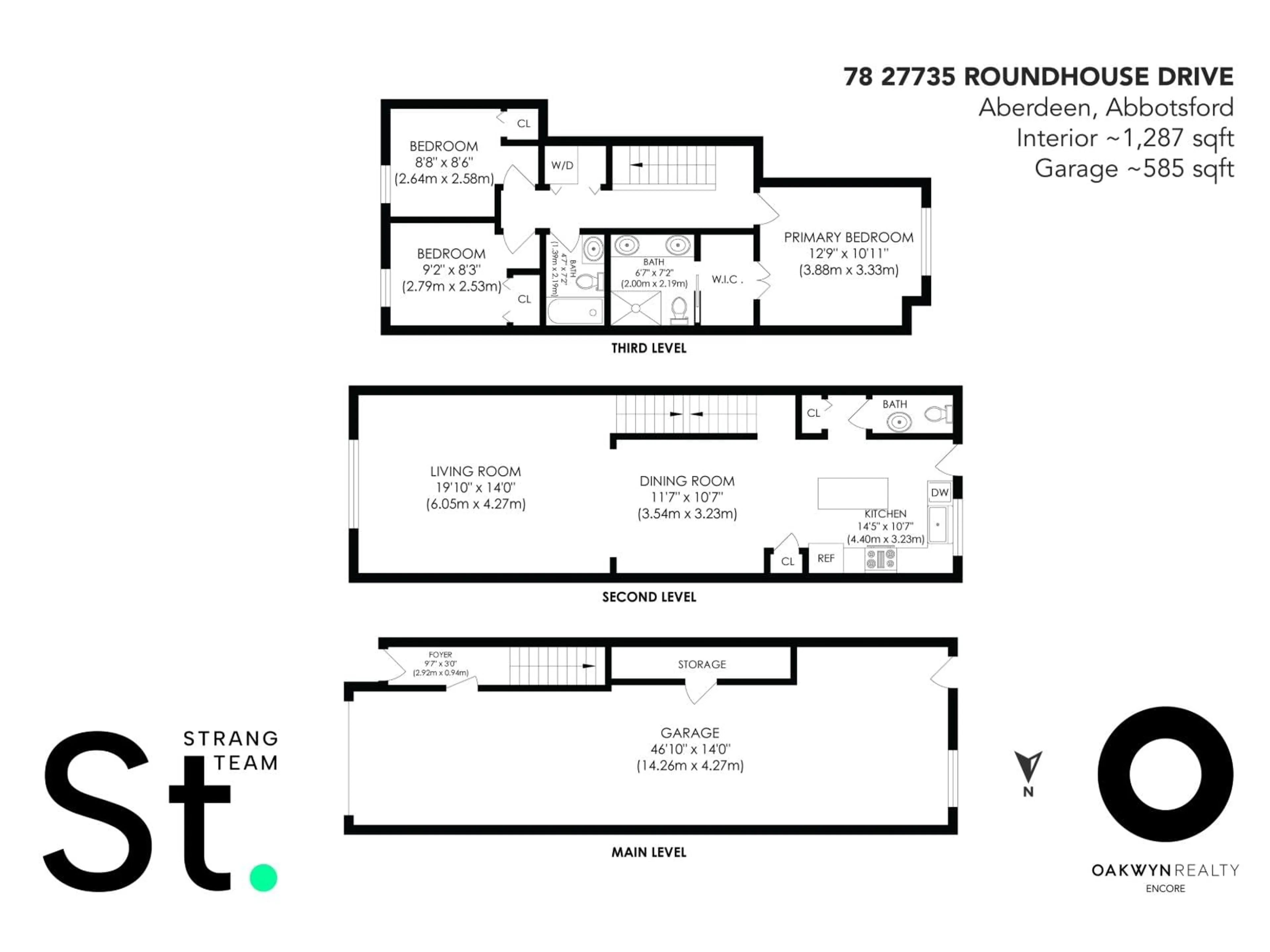 Floor plan for 78 - 27735 ROUNDHOUSE DRIVE, Abbotsford British Columbia V4X0B9