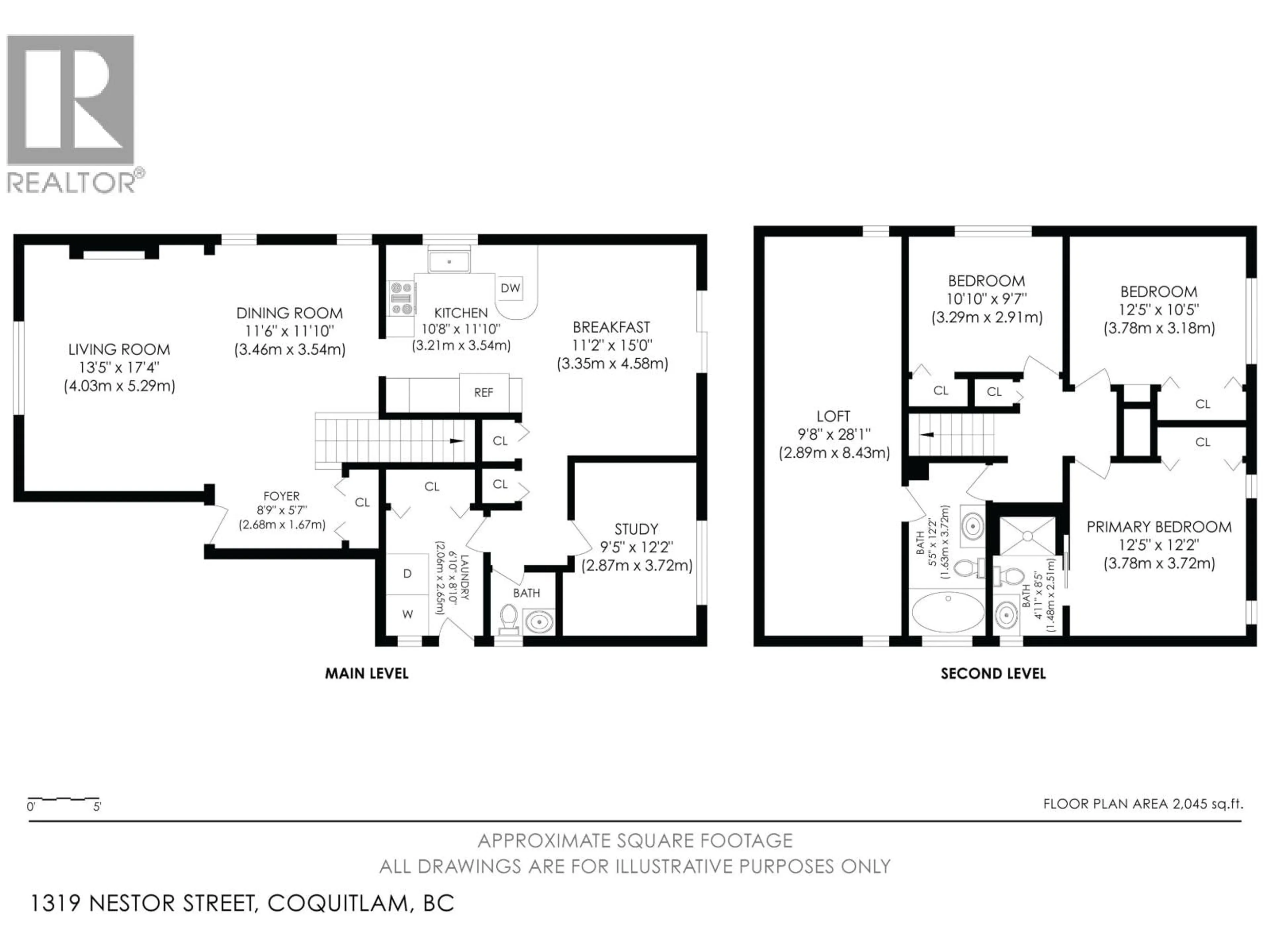 Floor plan for 1319 NESTOR STREET, Coquitlam British Columbia V3E1V5