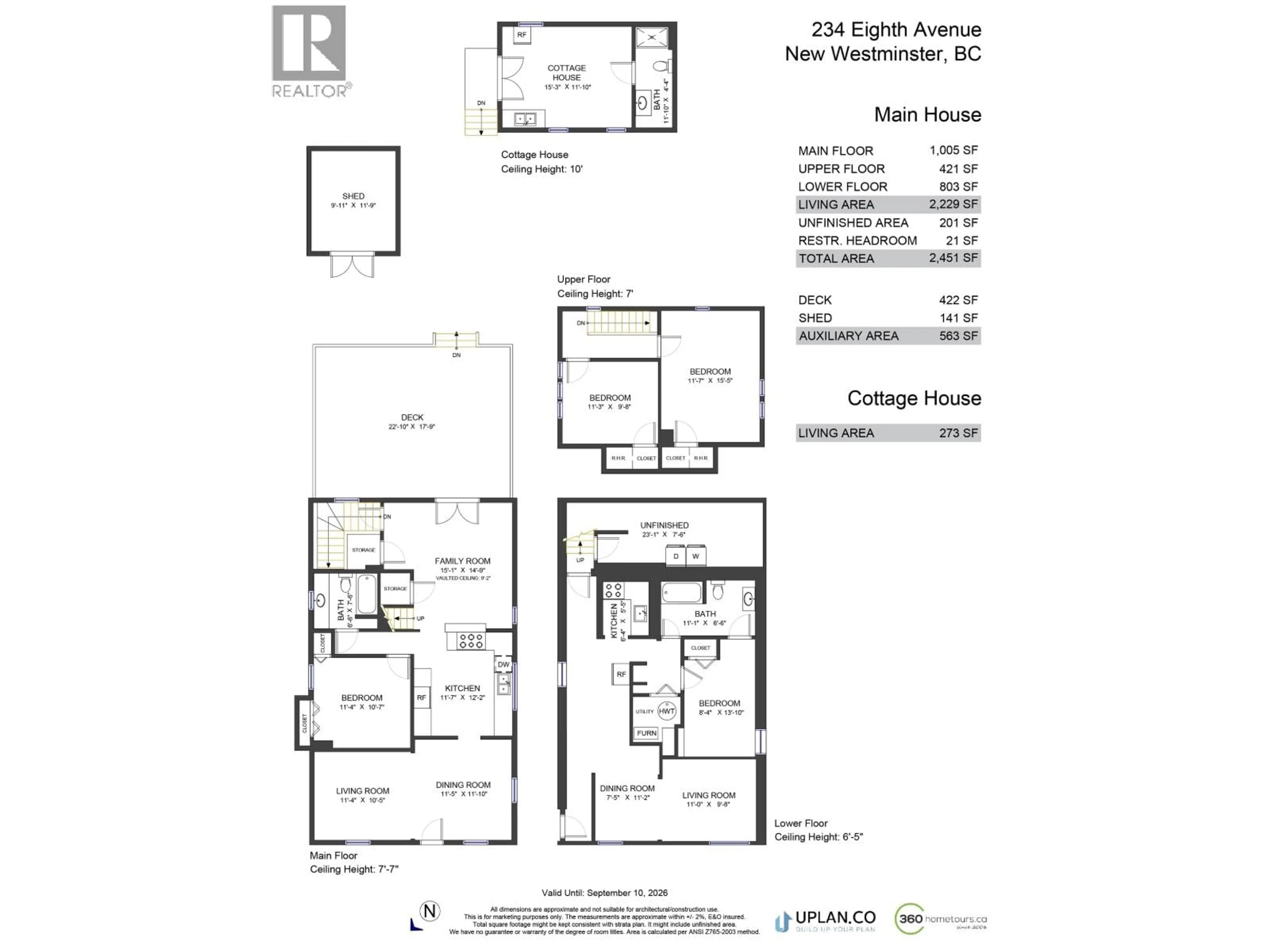 Floor plan for 234 EIGHTH AVENUE, New Westminster British Columbia V3L1Y2