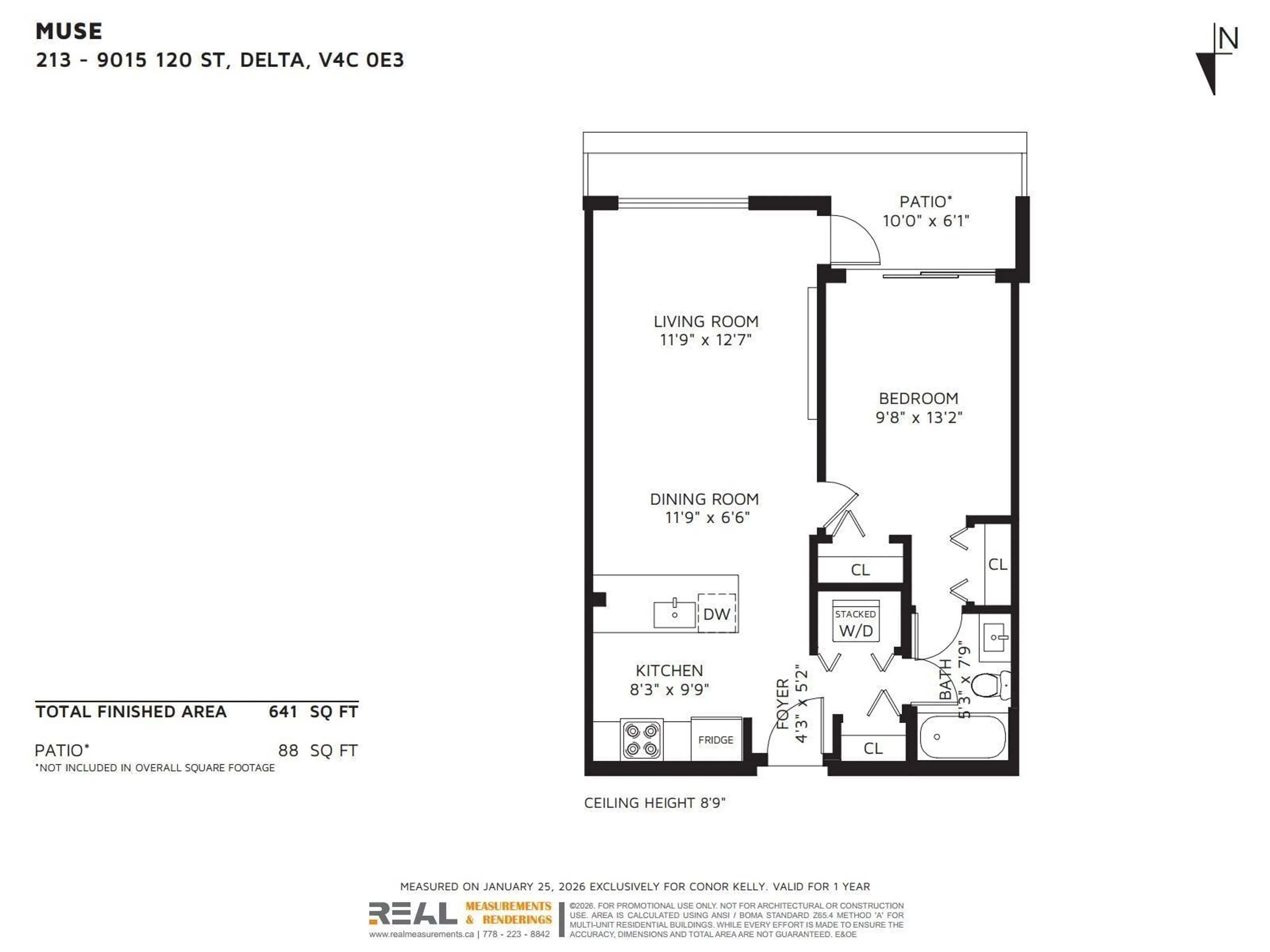 Floor plan for 213 - 9015 120 STREET, Delta British Columbia V4C0E3