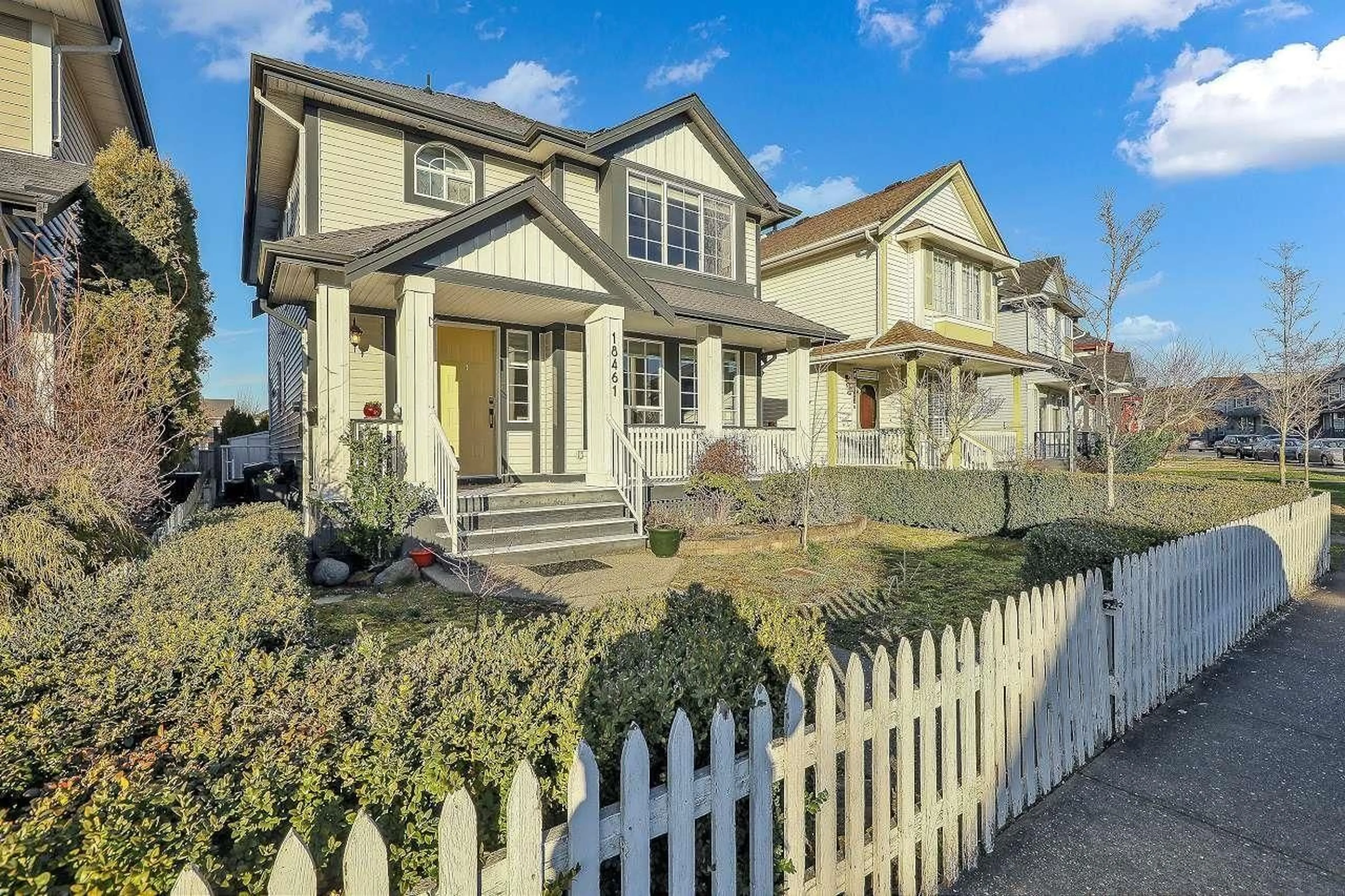 Home with vinyl exterior material, street for 18461 65 AVENUE, Surrey British Columbia V3S8T1