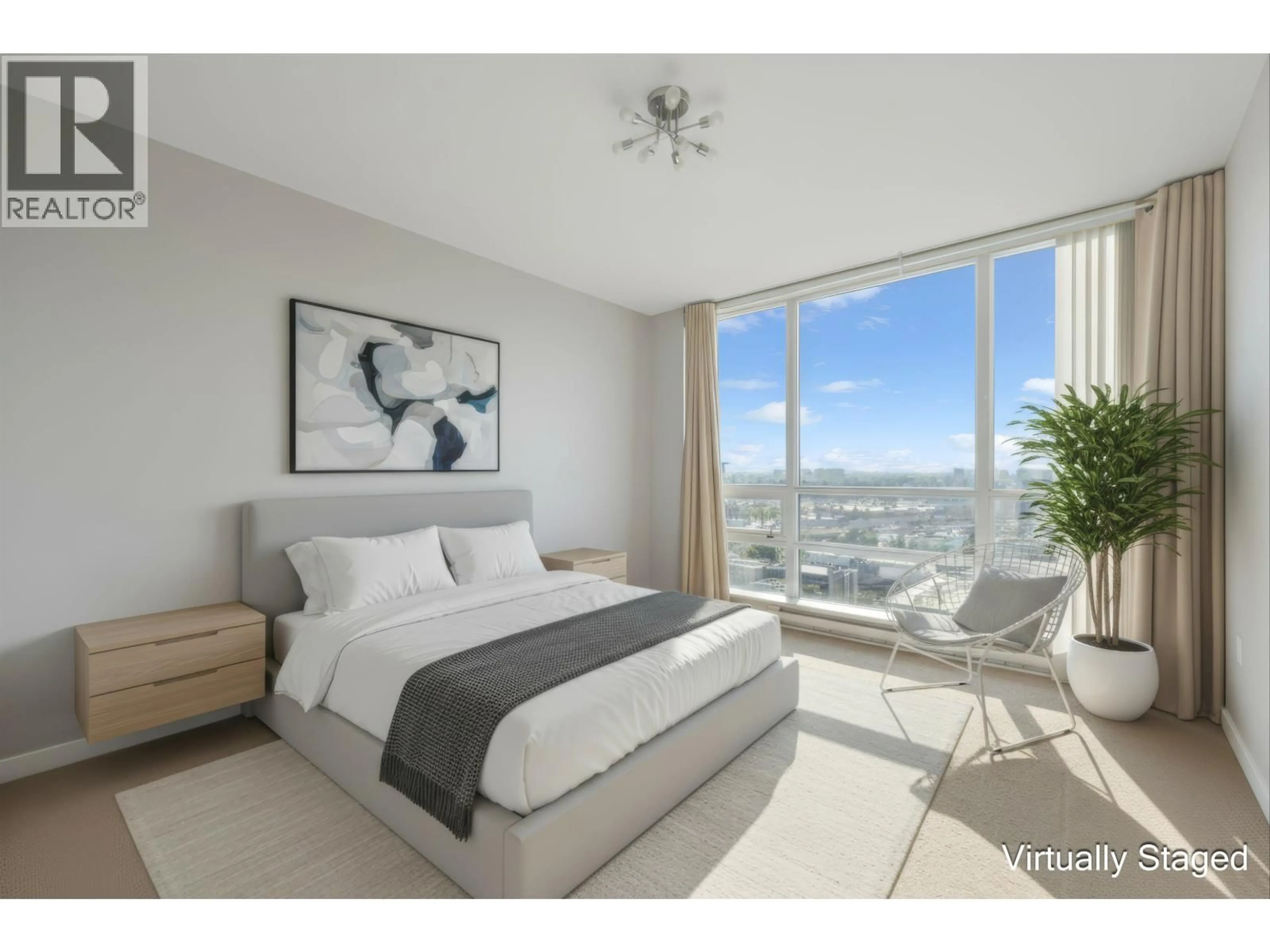 Bedroom with bed, unknown for 1706 - 3333 CORVETTE WAY, Richmond British Columbia V6X0E3