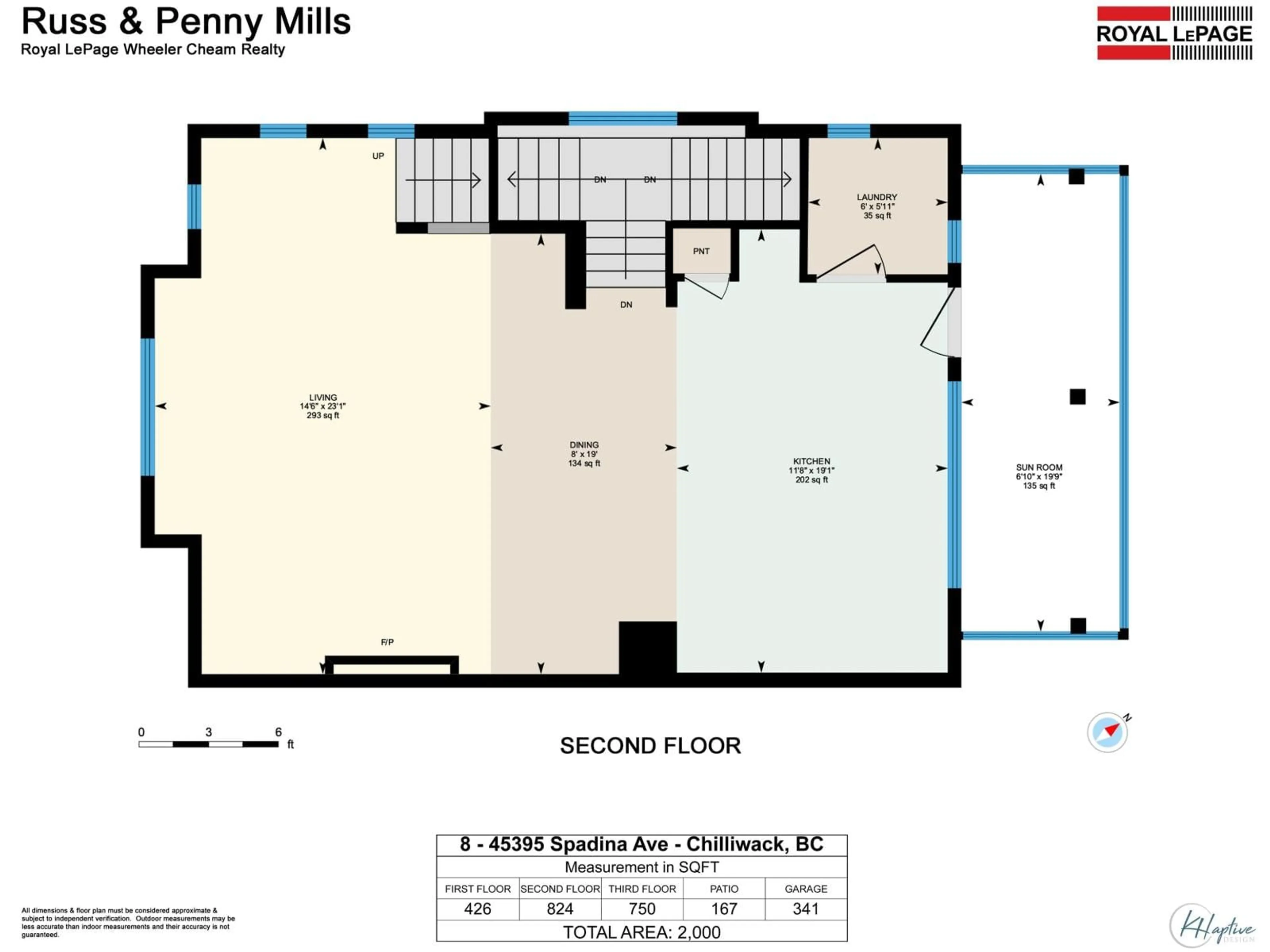 Floor plan for 8 - 45395 SPADINA AVENUE, Chilliwack British Columbia V2P1V3