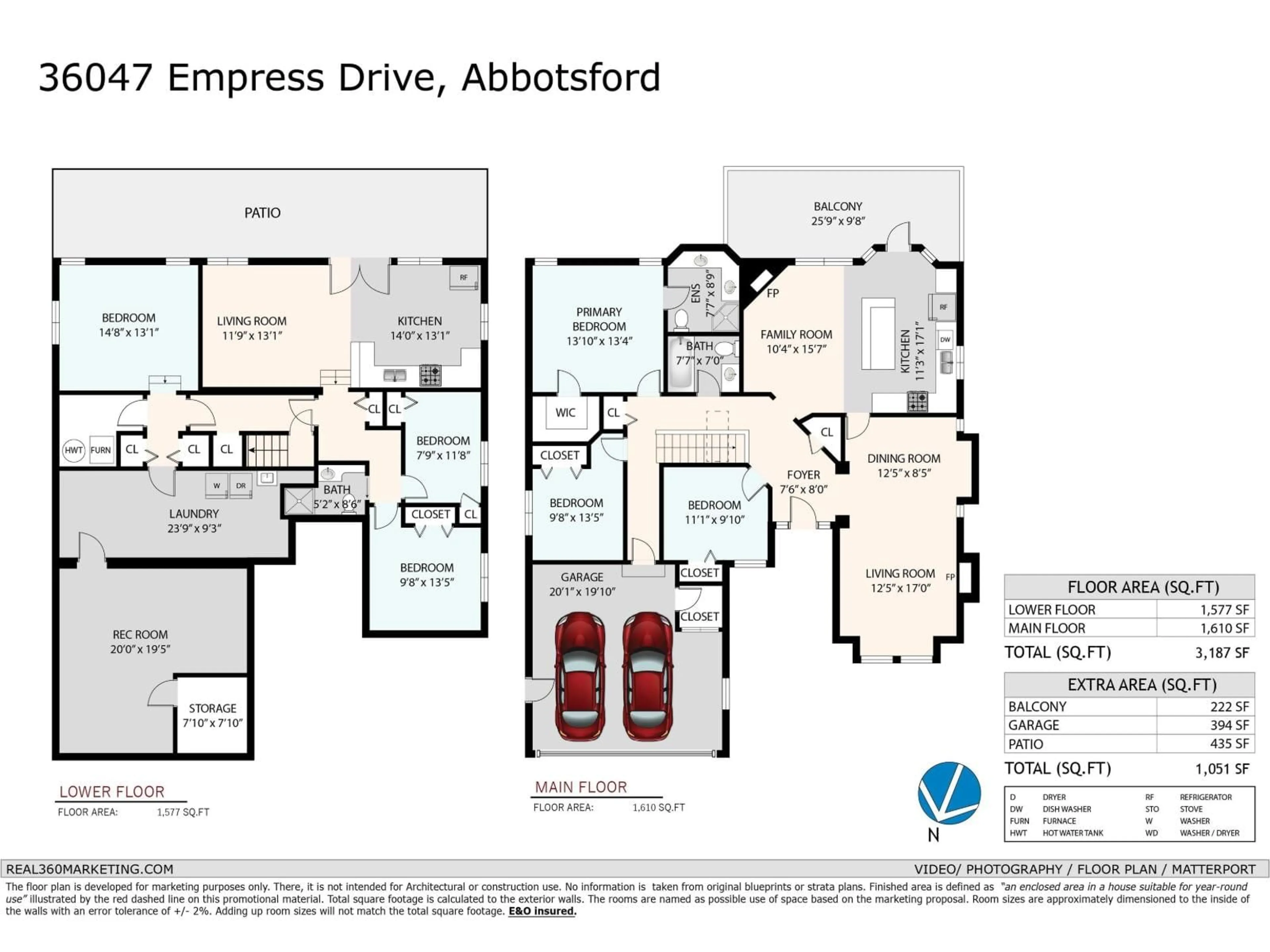 Floor plan for 36047 EMPRESS DRIVE, Abbotsford British Columbia V3G1L2