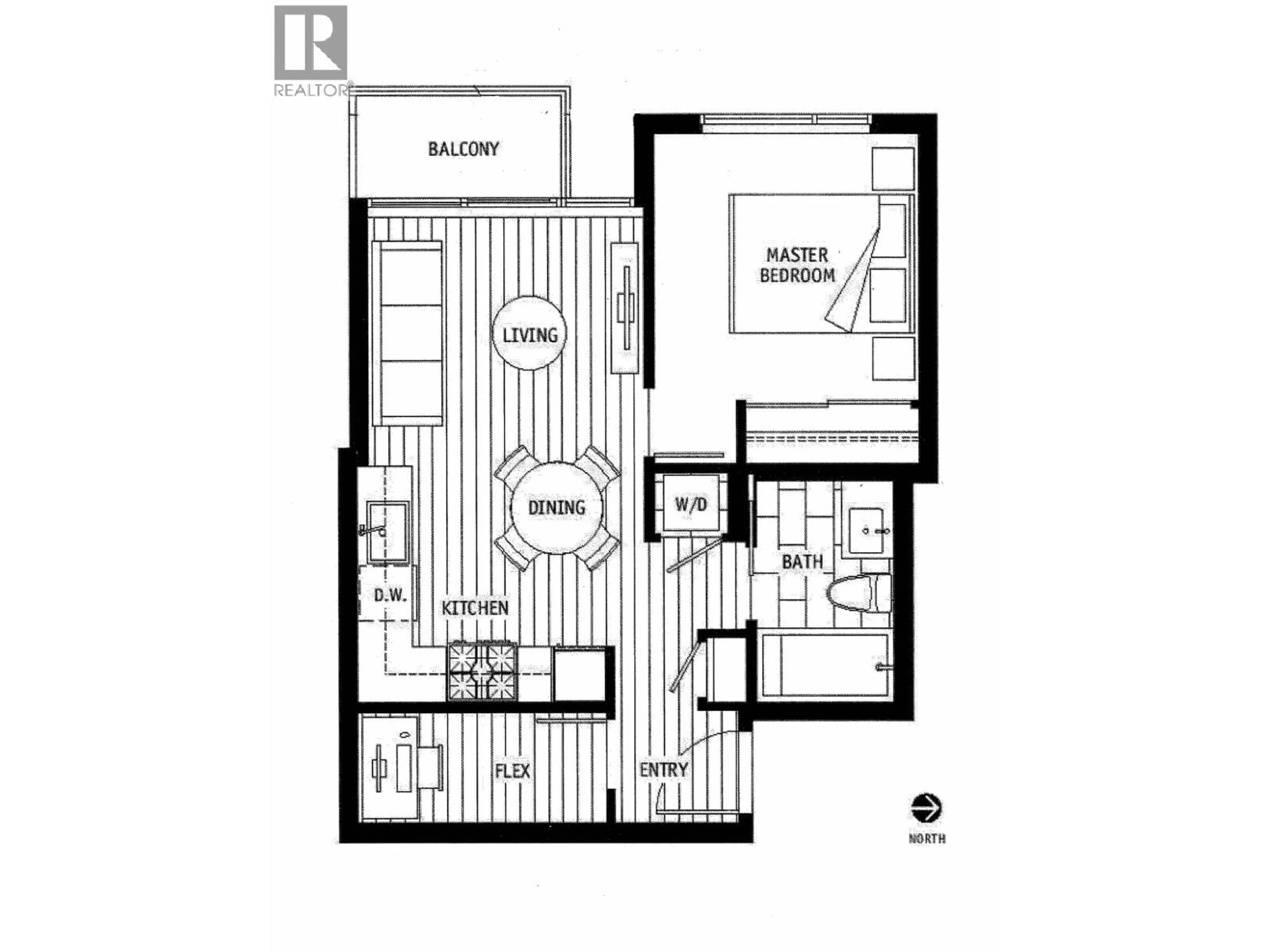 Floor plan for 2301 - 5515 BOUNDARY ROAD, Vancouver British Columbia V5R0E3