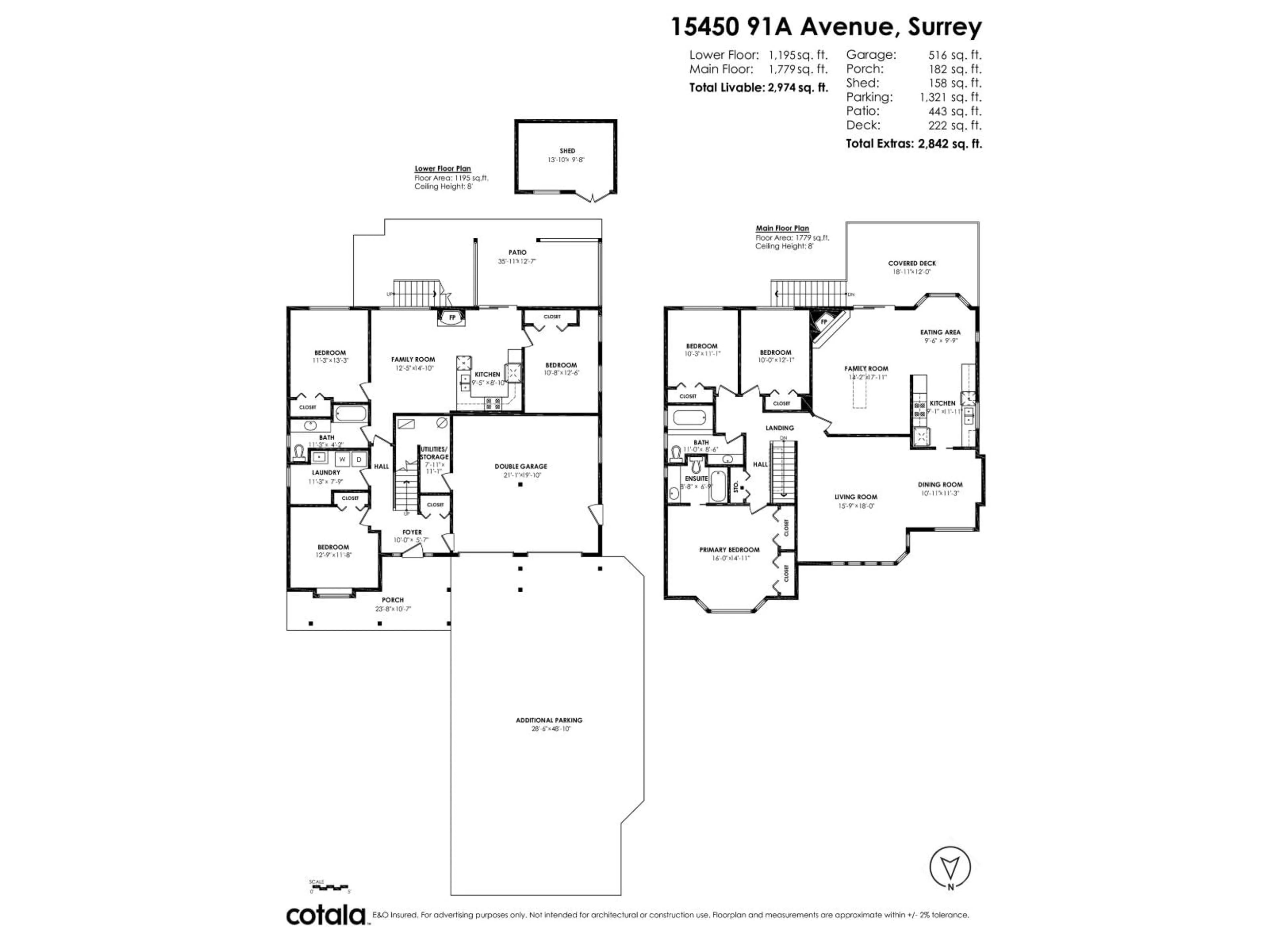 Floor plan for 15450 91A AVENUE, Surrey British Columbia V3R9W8