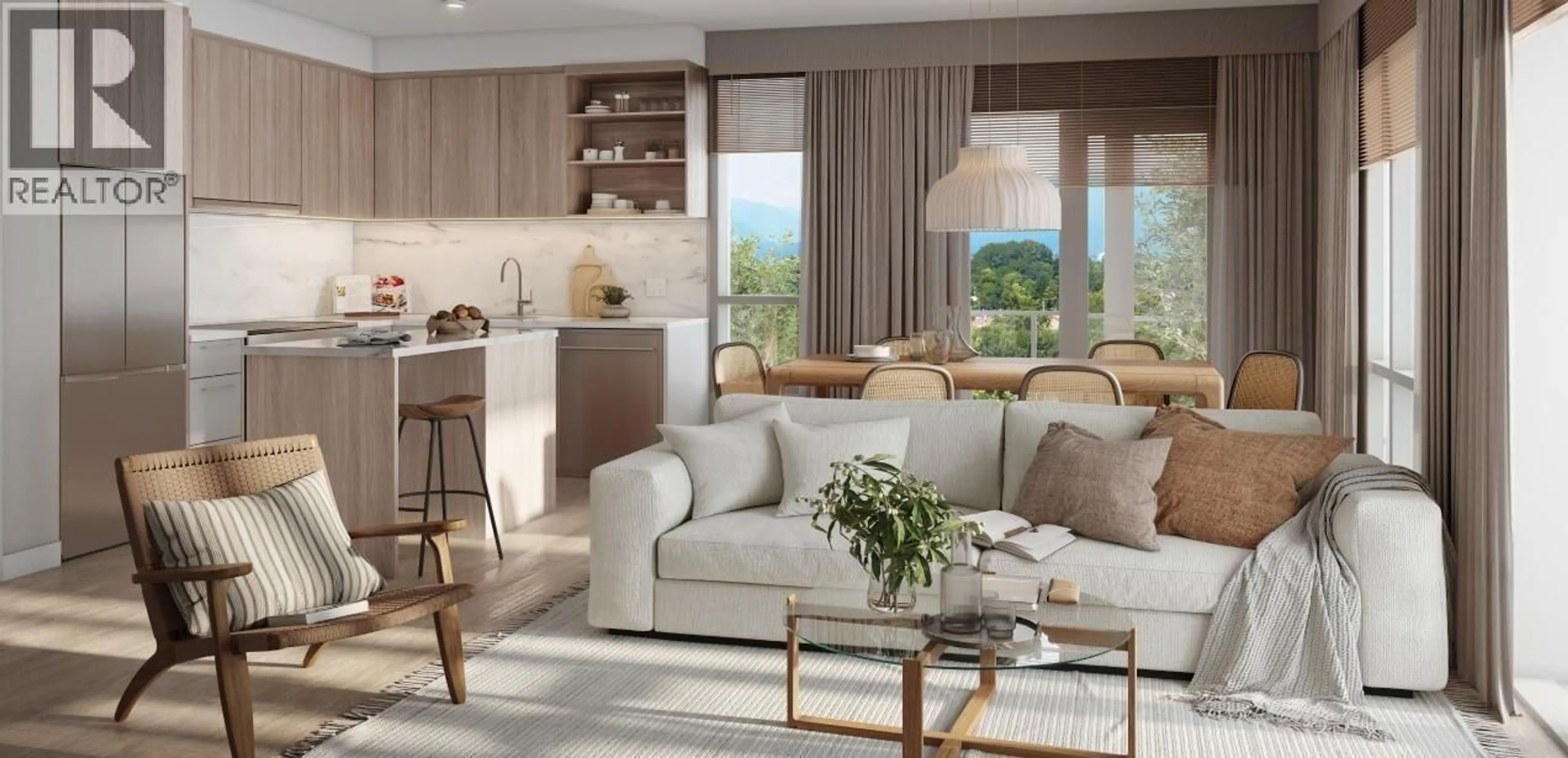 Living room with furniture, unknown for 612 - 82 FIRST STREET, New Westminster British Columbia V3L2G1