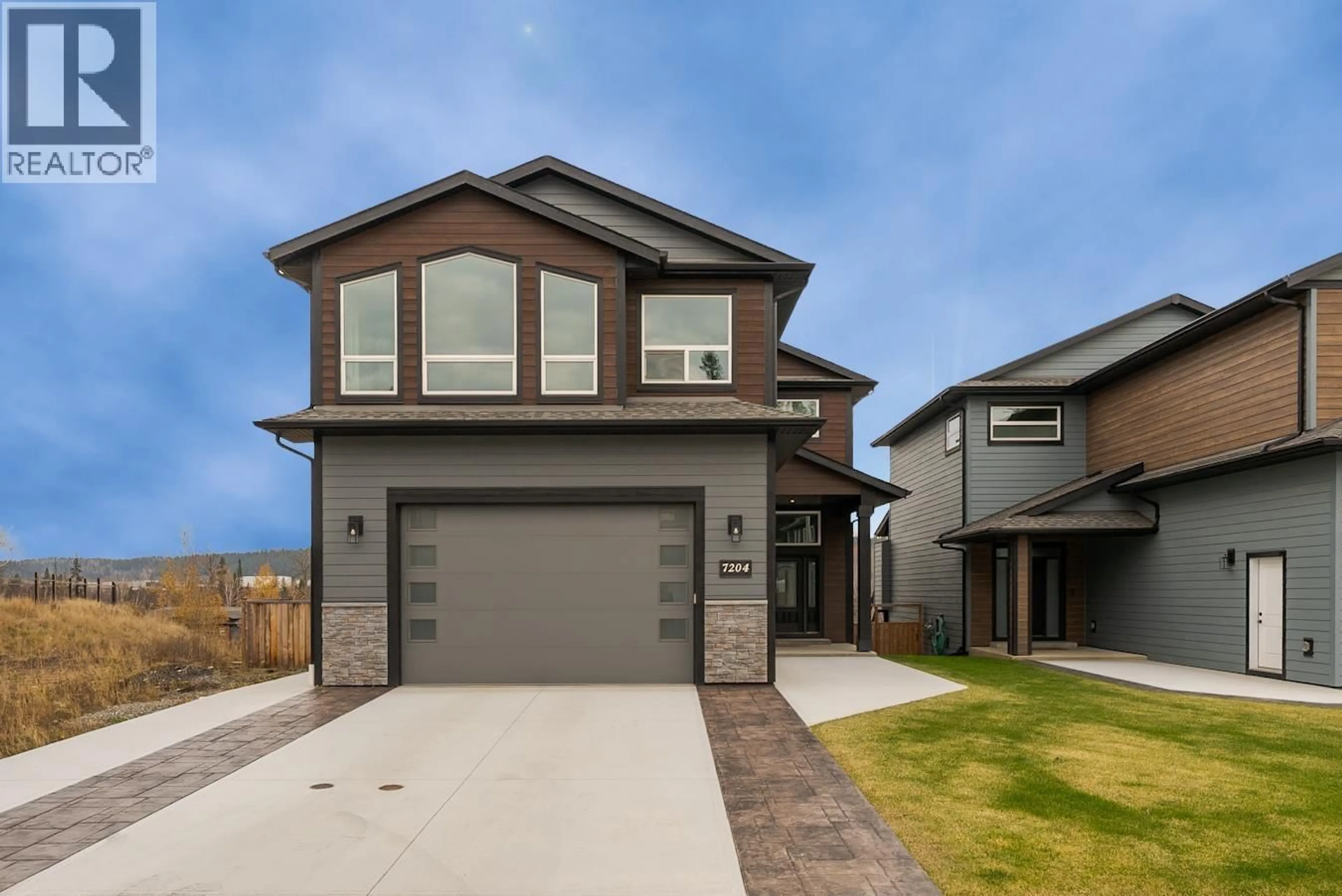 Home with brick exterior material, street for 7204 FOXRIDGE DRIVE, Prince George British Columbia V2N0H2