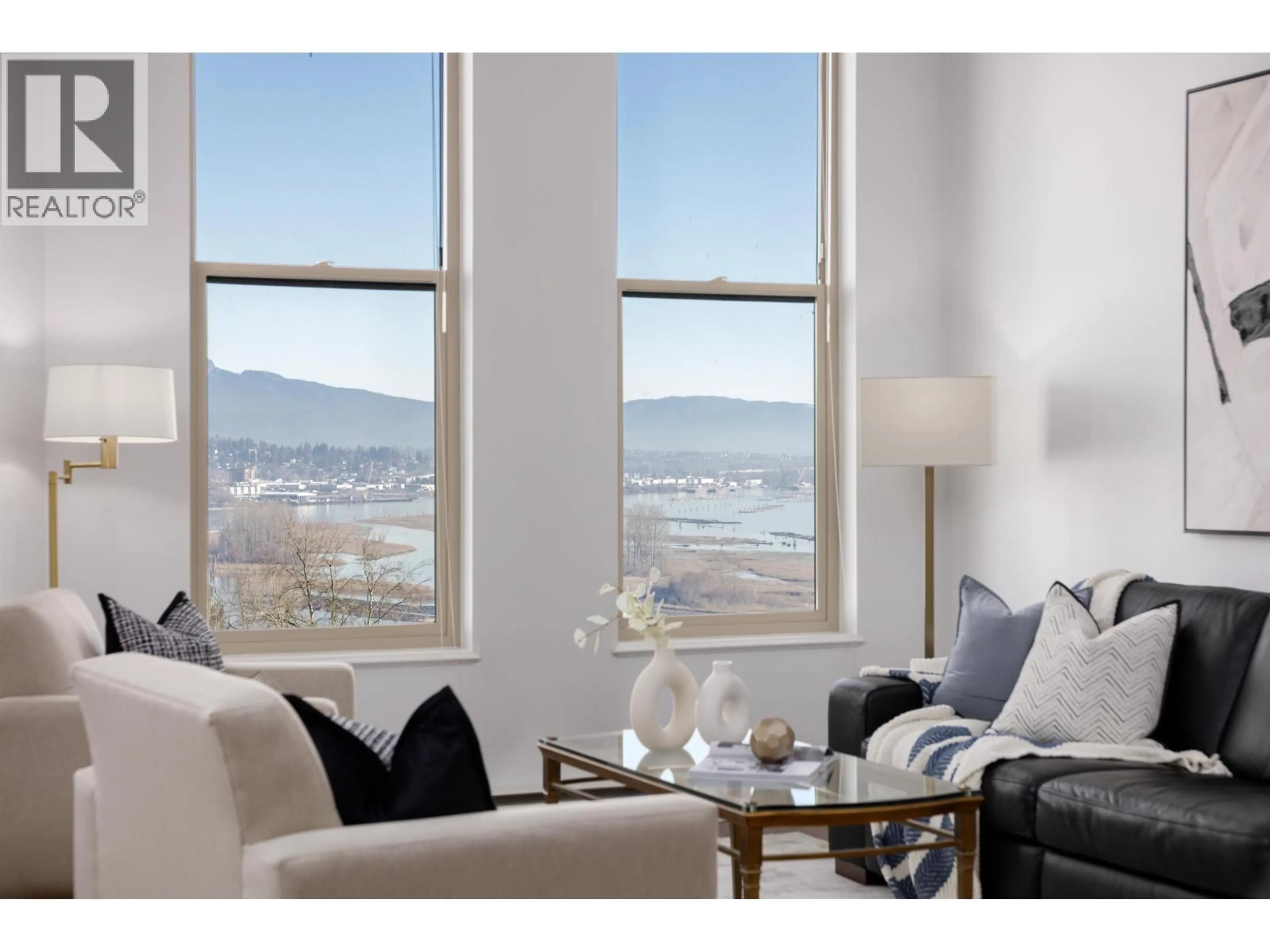 Living room with furniture, unknown for 404 - 265 ROSS DRIVE, New Westminster British Columbia V3L0C8