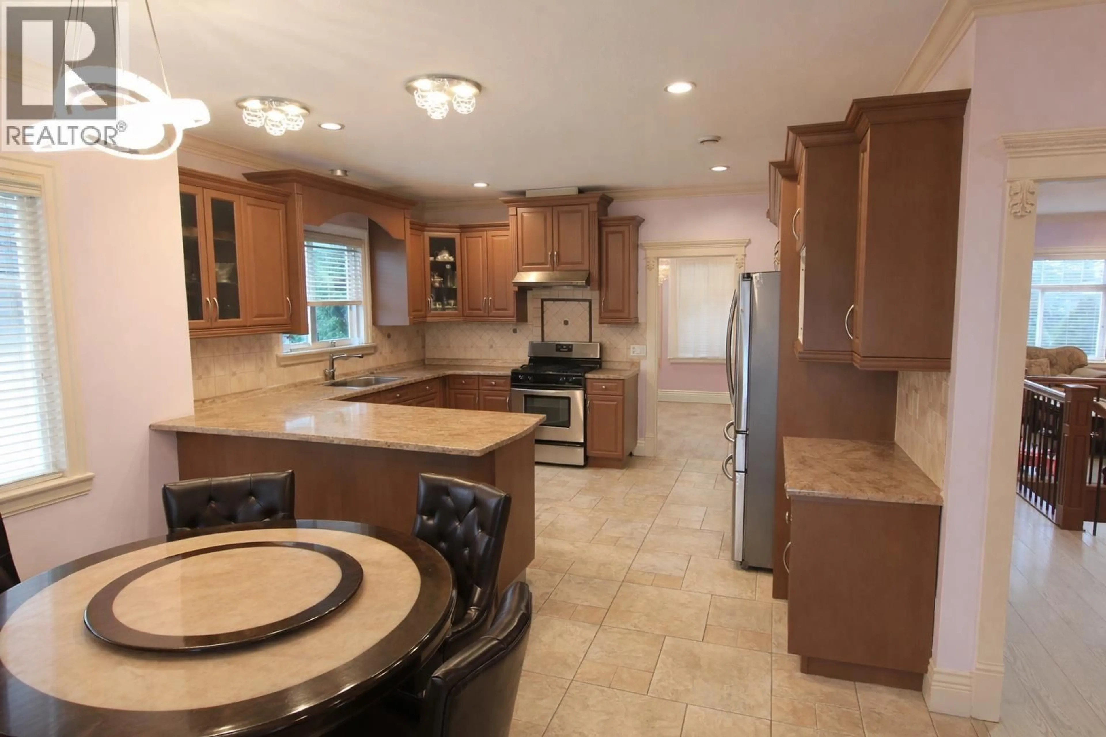 Open concept kitchen, ceramic/tile floor for 11460 SEATON ROAD, Richmond British Columbia V7A3G6