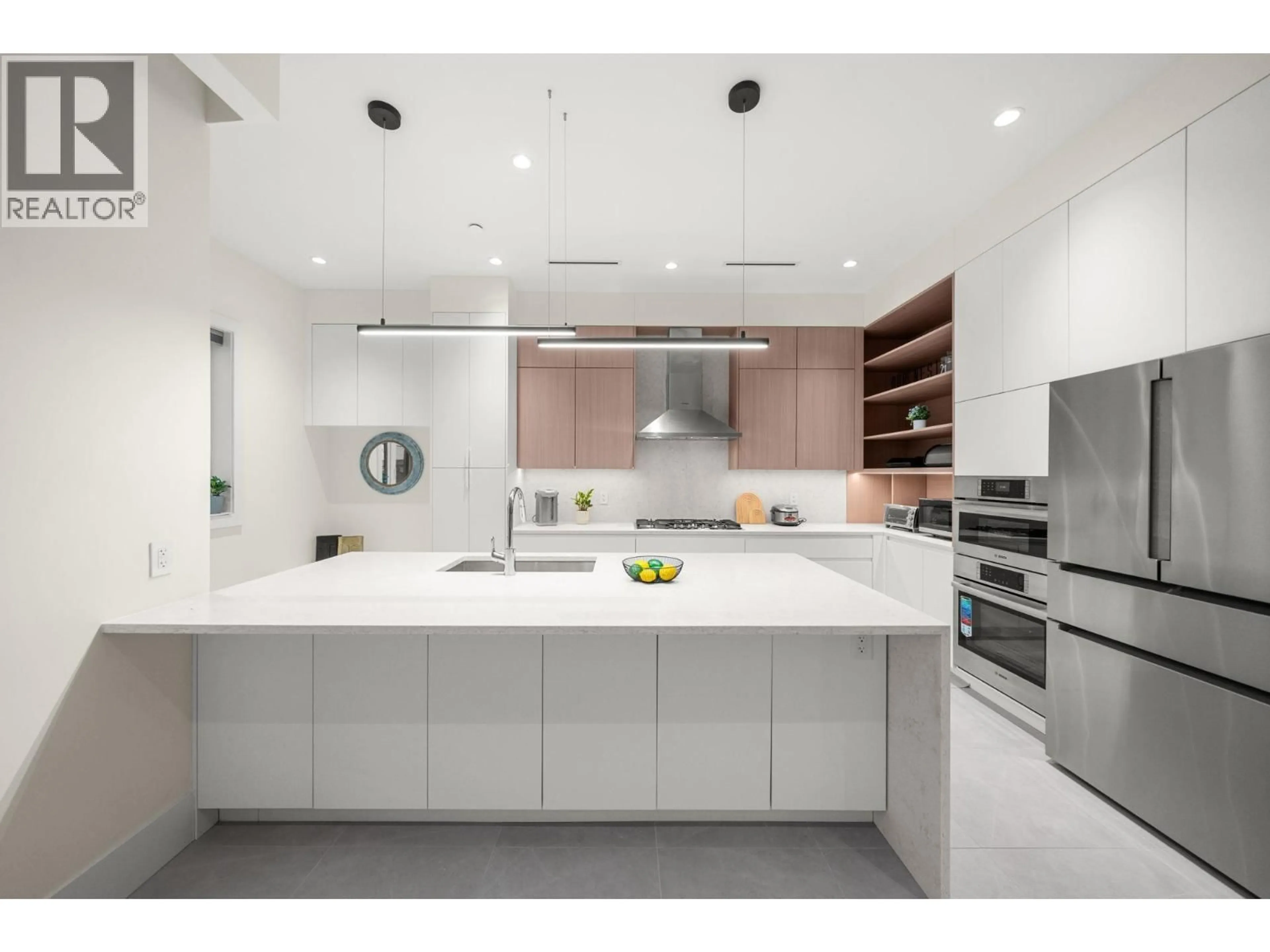 Contemporary kitchen, ceramic/tile floor for 7851 CARTIER STREET, Vancouver British Columbia V6P4T3