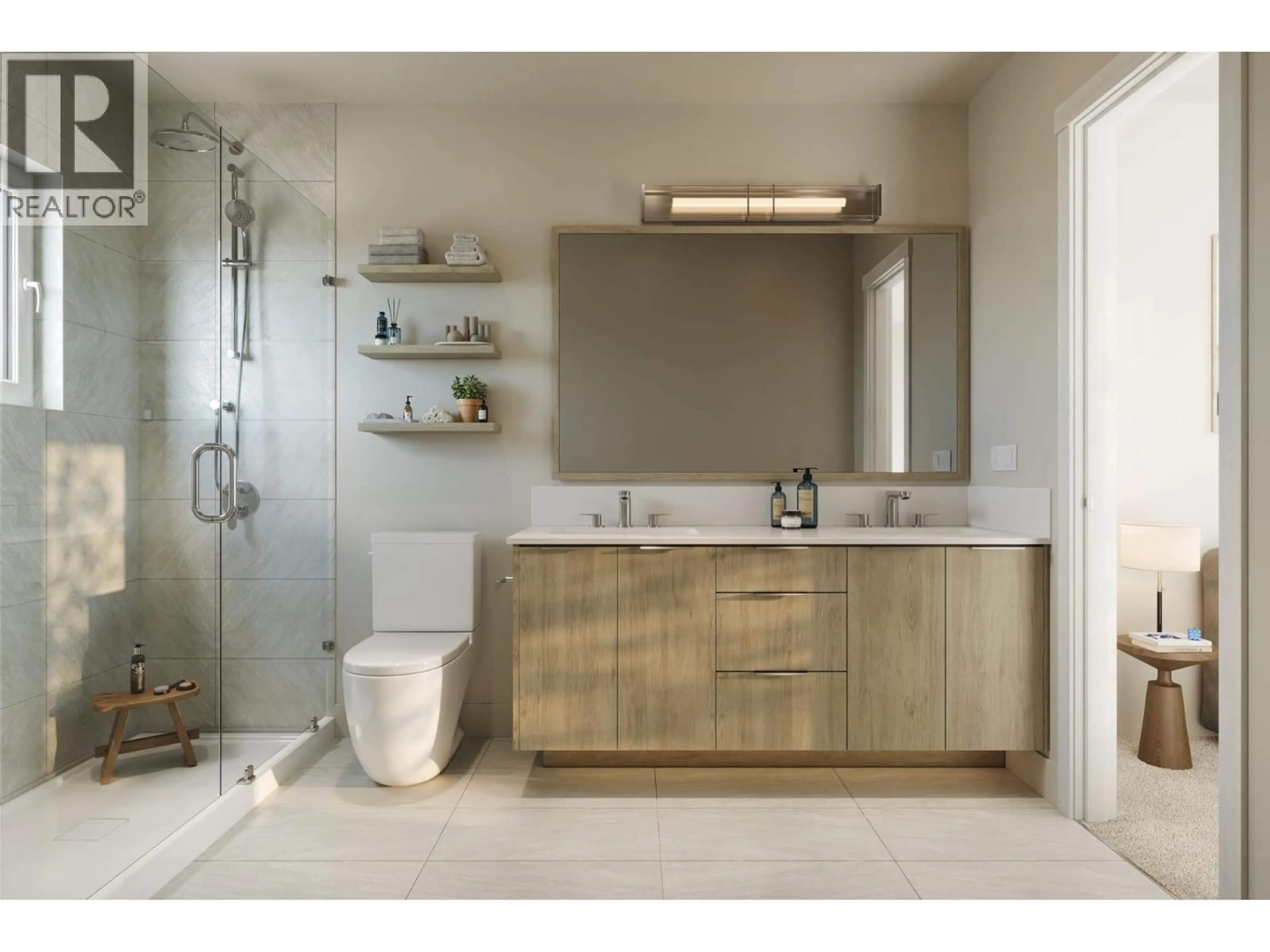 Contemporary bathroom, ceramic/tile floor for 100 - 3888 MORESBY DRIVE, Richmond British Columbia V7C4G6