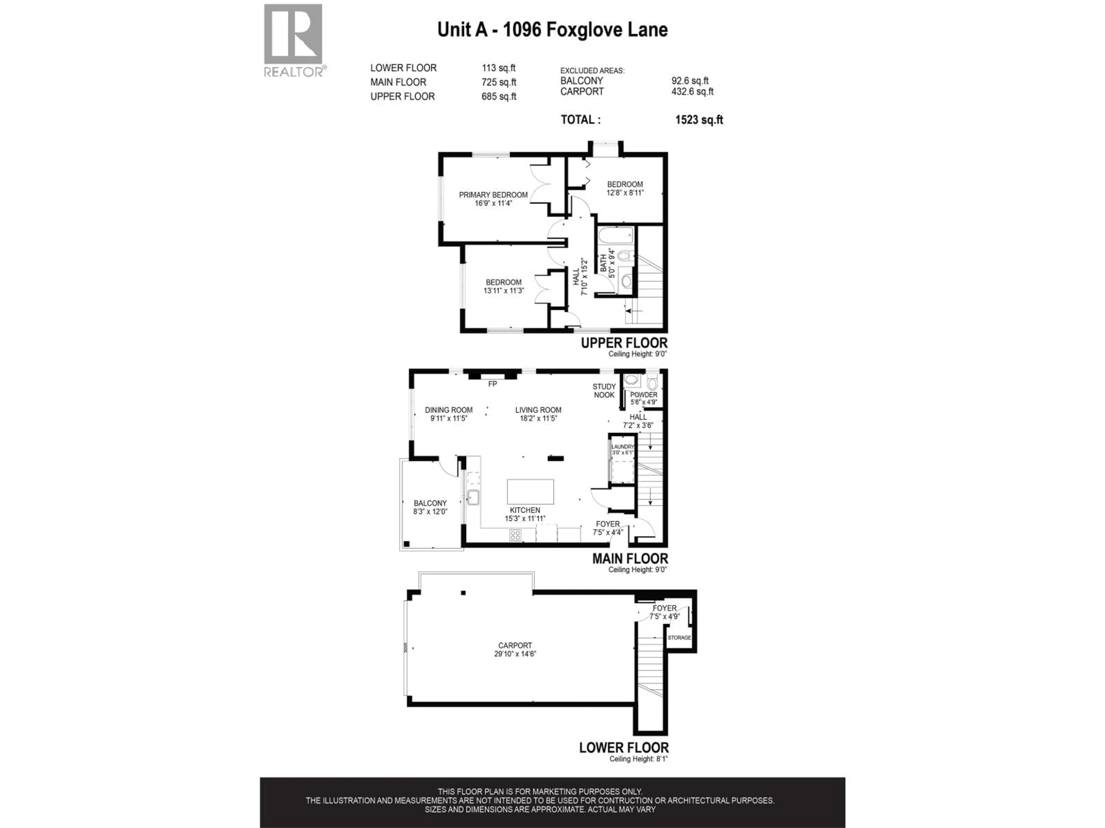 Floor plan for 1096 FOXGLOVE LANE, Bowen Island British Columbia V0N1G1