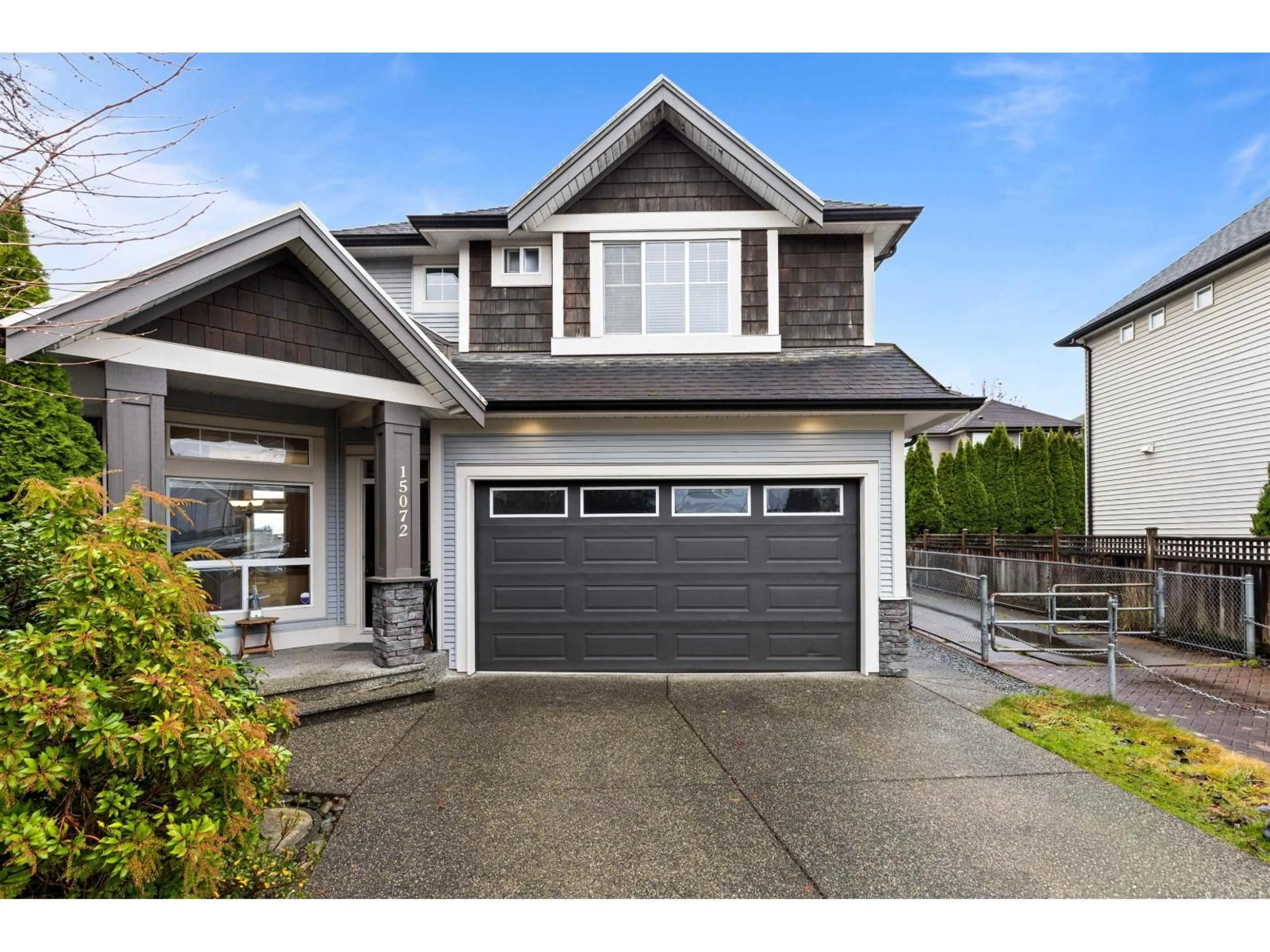 Home with vinyl exterior material, street for 15072 61B AVENUE, Surrey British Columbia V3S5L7
