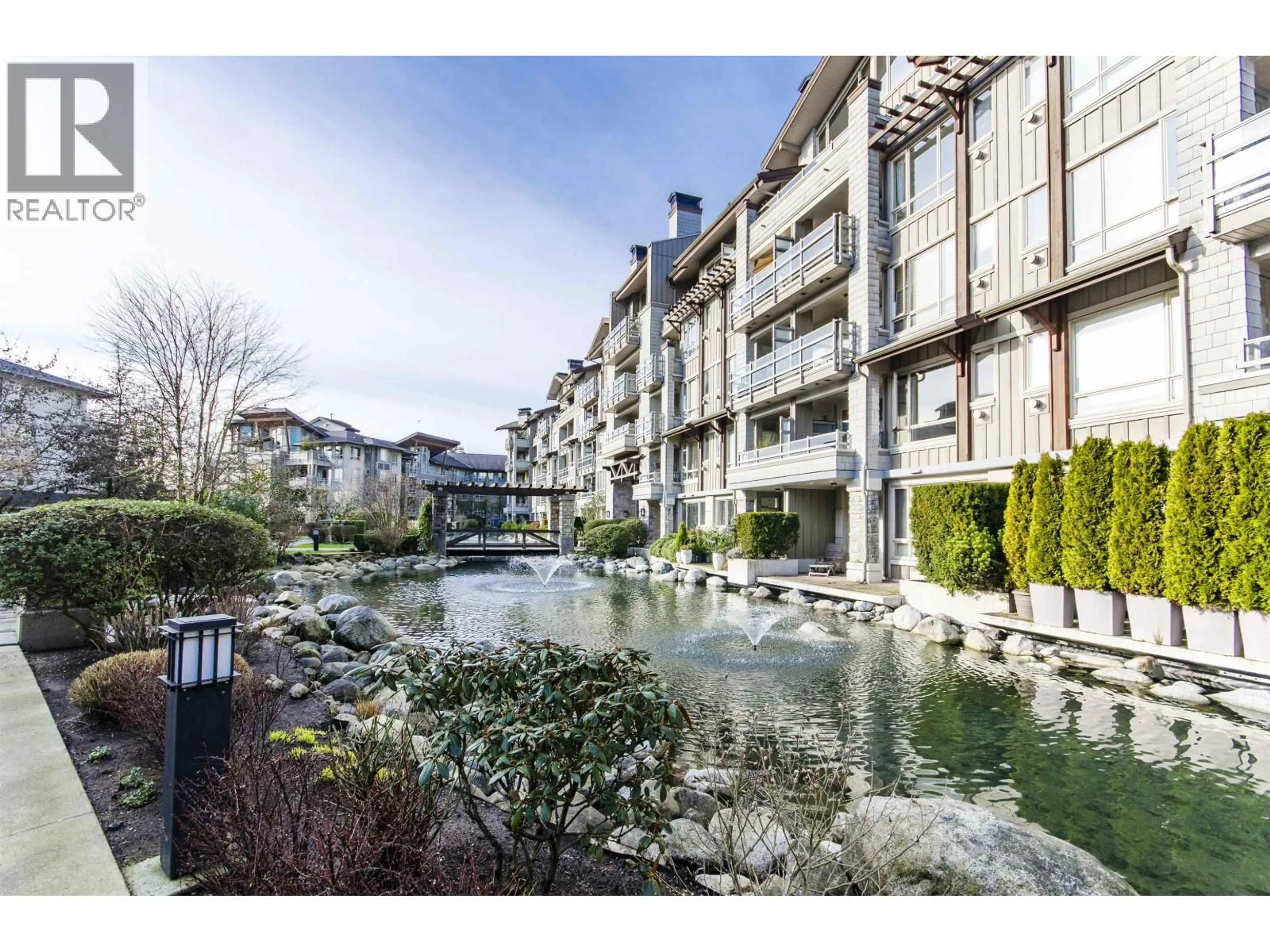 Patio, water/lake/river/ocean view for 317 - 580 RAVEN WOODS DRIVE, North Vancouver British Columbia V7G2T2