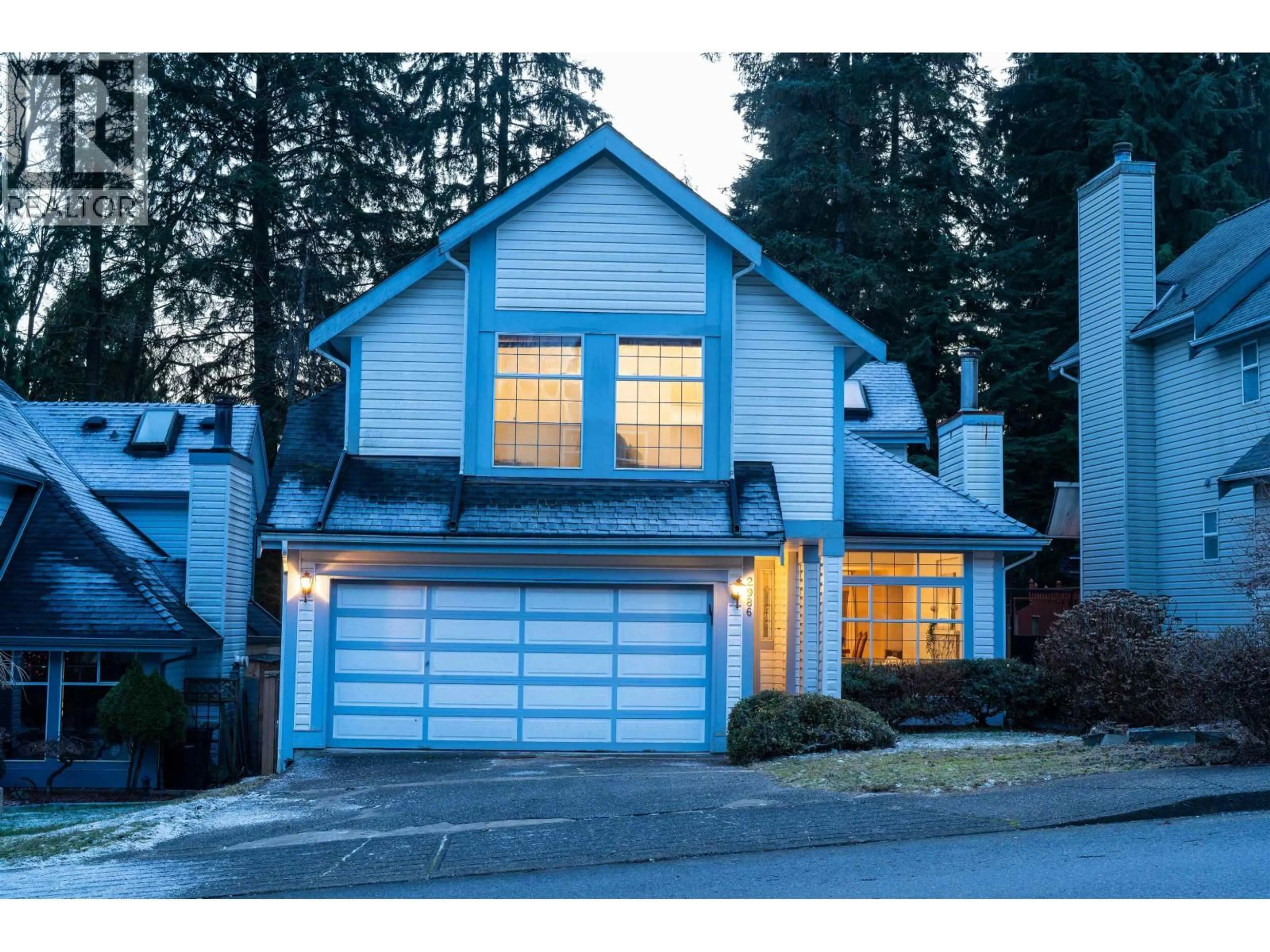 Home with vinyl exterior material, street for 2986 DELAHAYE DRIVE, Coquitlam British Columbia V3B6V8