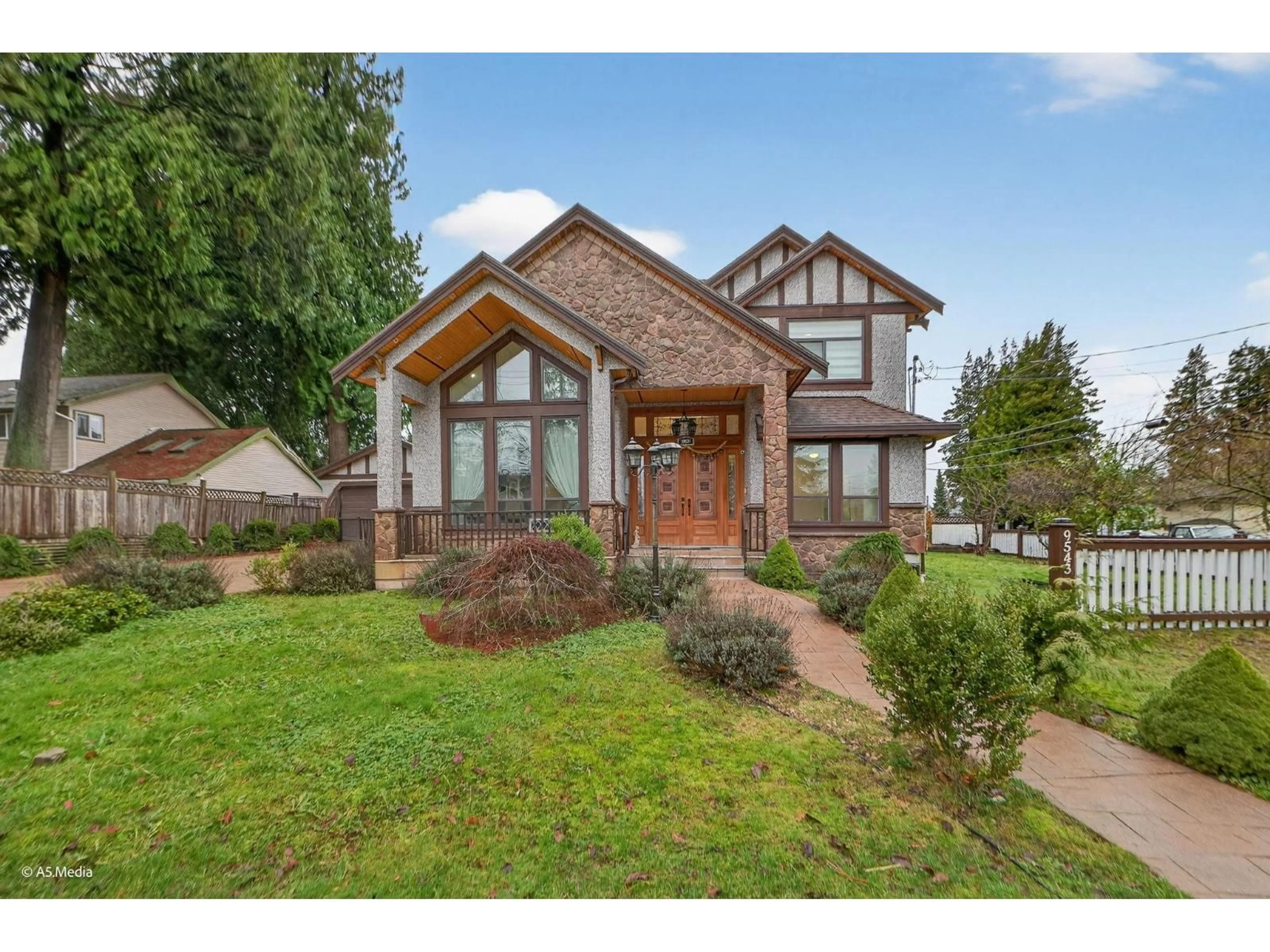 Home with brick exterior material, mountain view for 9543 119A STREET, Delta British Columbia V4C6P4