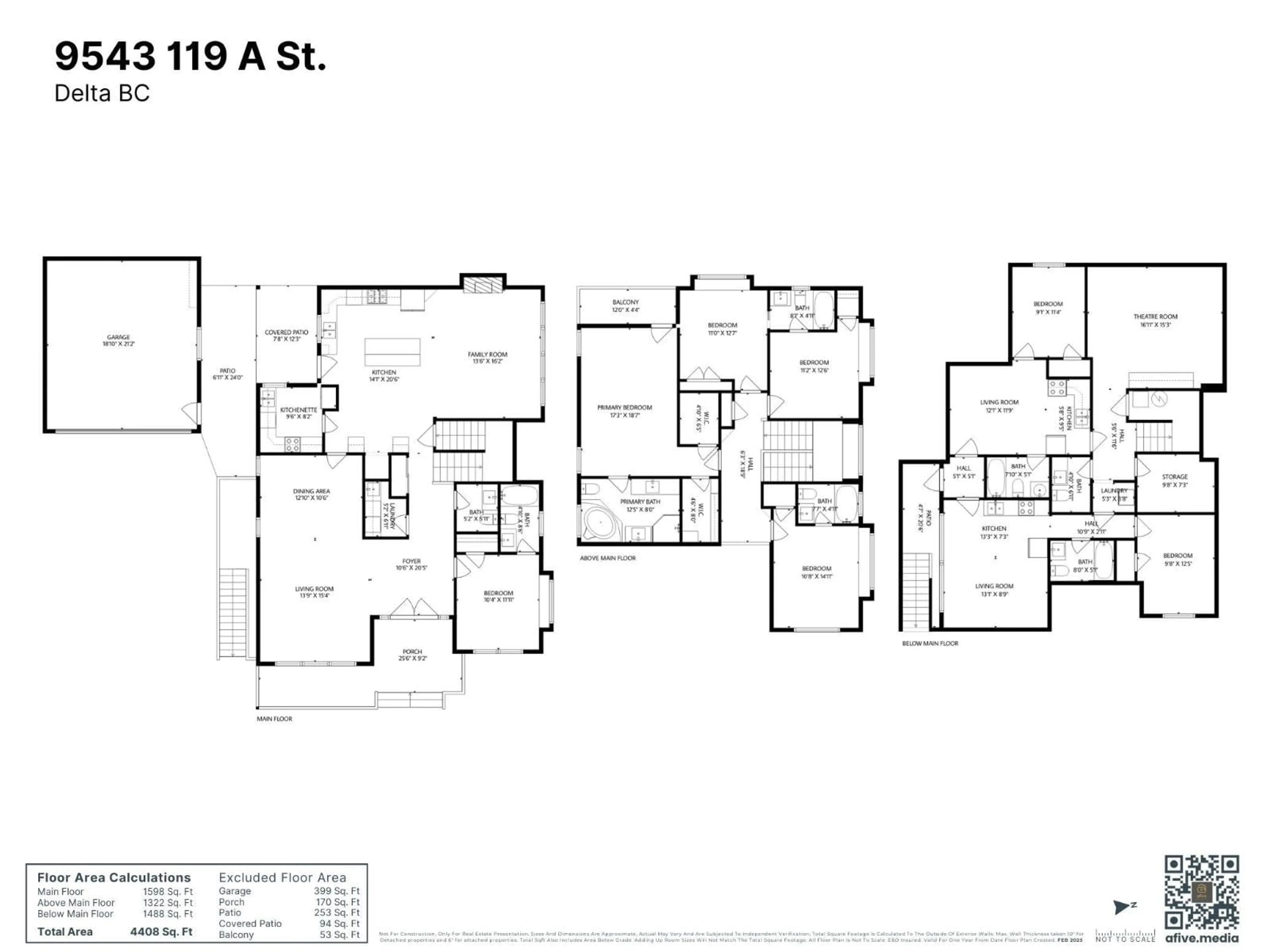 Floor plan for 9543 119A STREET, Delta British Columbia V4C6P4