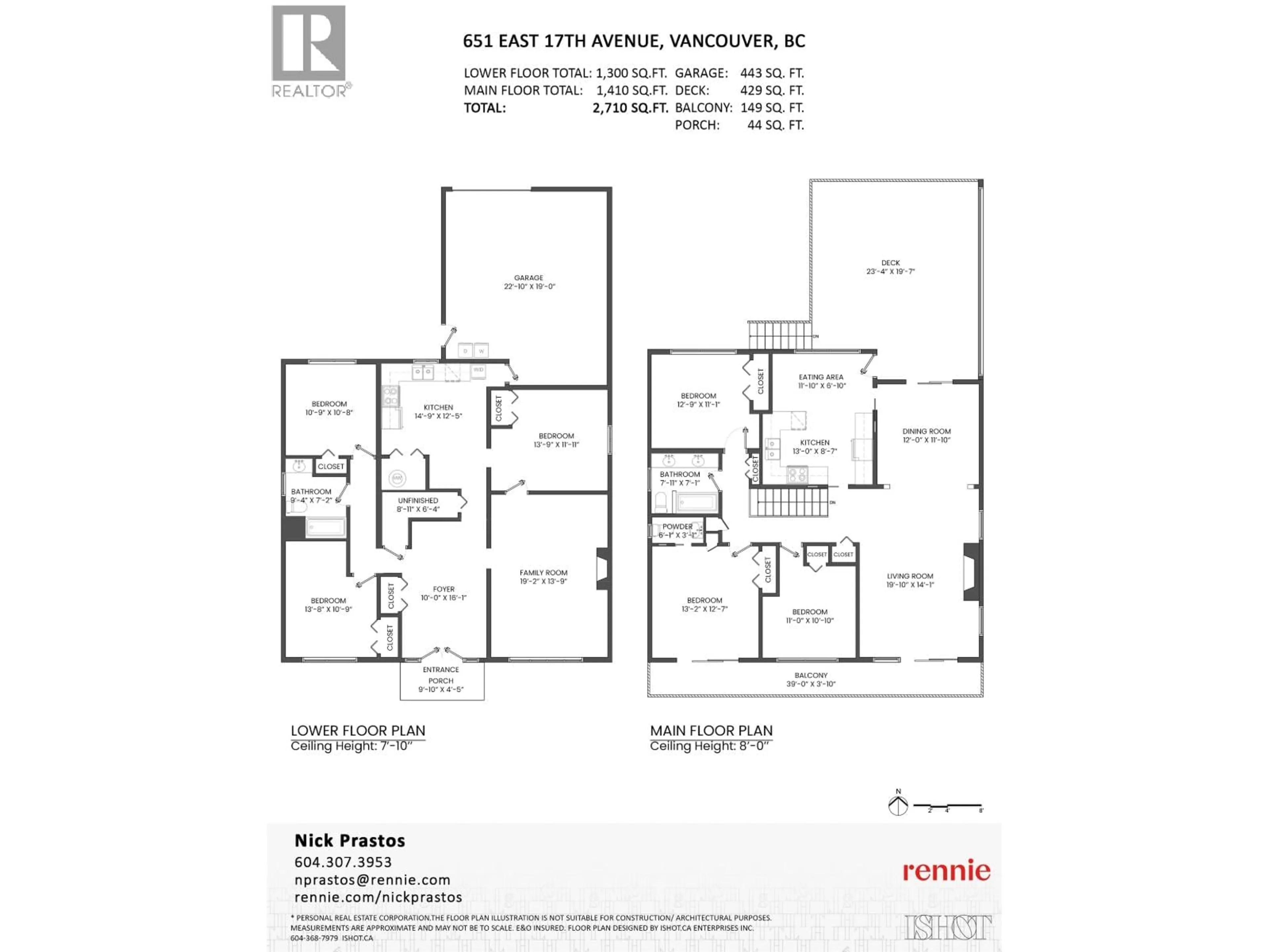 Floor plan for 651 17TH AVENUE, Vancouver British Columbia V5V1B5