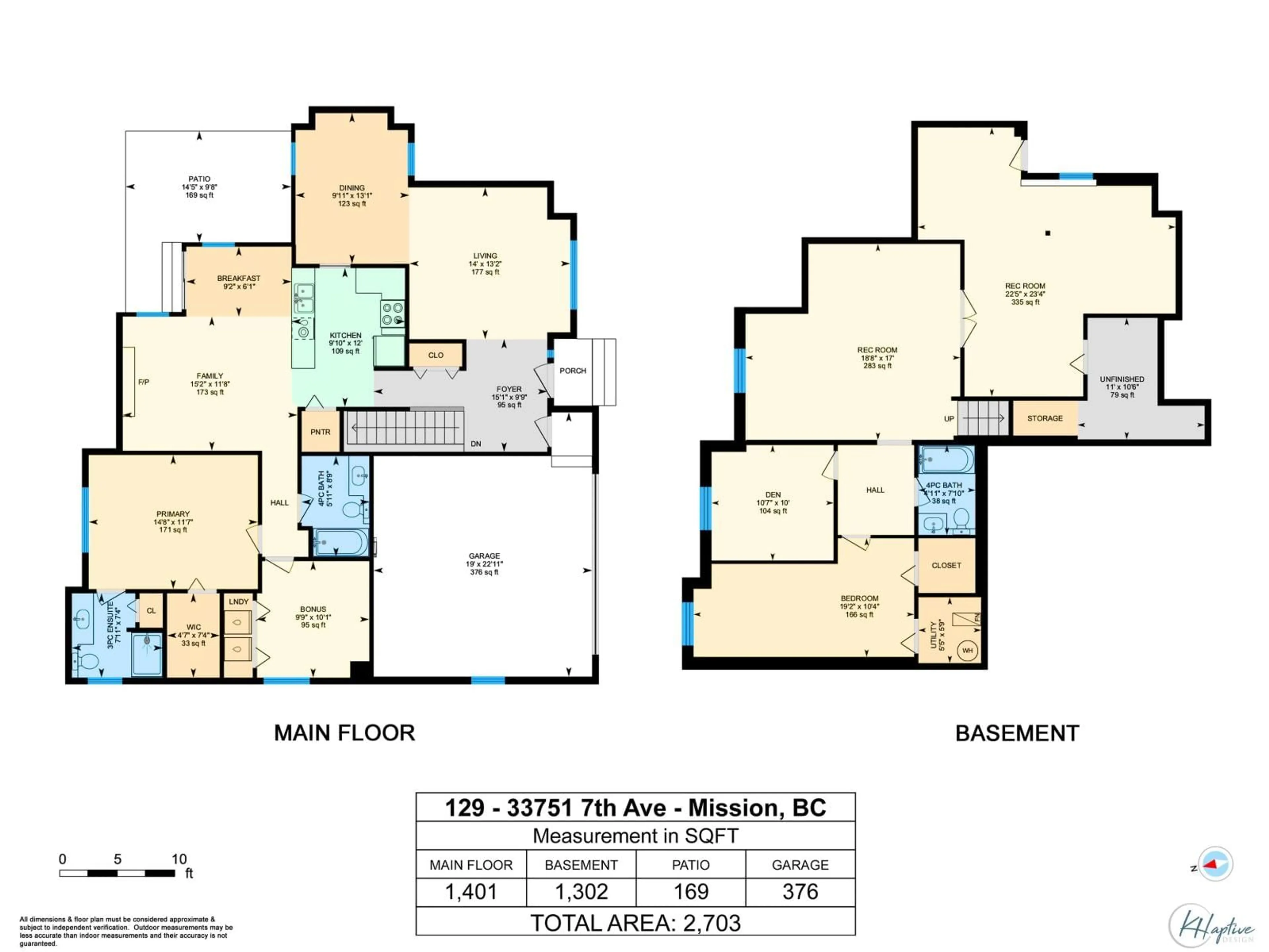 Floor plan for 129 - 33751 7TH AVENUE, Mission British Columbia V2V7C2