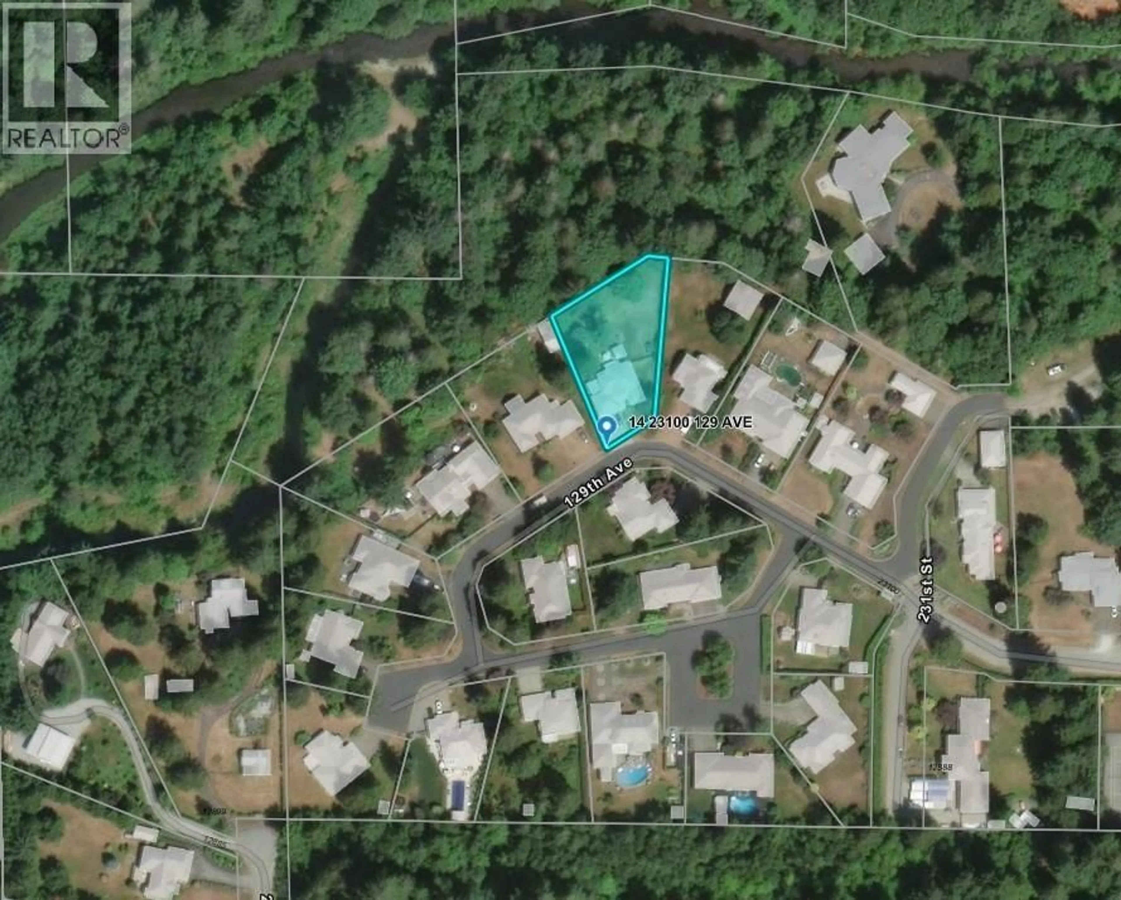 Picture of a map for 14 - 23100 129 AVENUE, Maple Ridge British Columbia V2X0M5