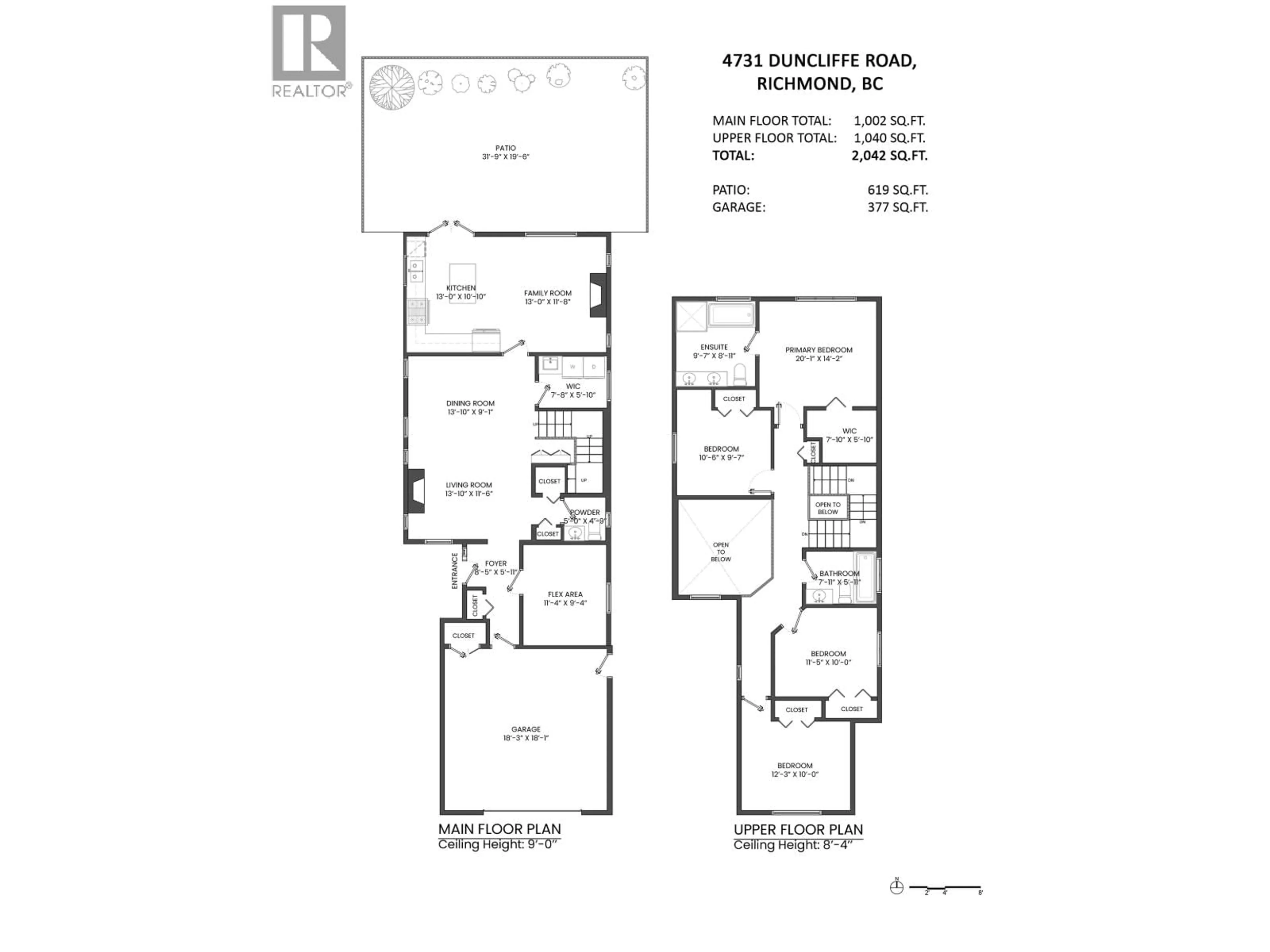 Floor plan for 4731 DUNCLIFFE ROAD, Richmond British Columbia V7E3N2