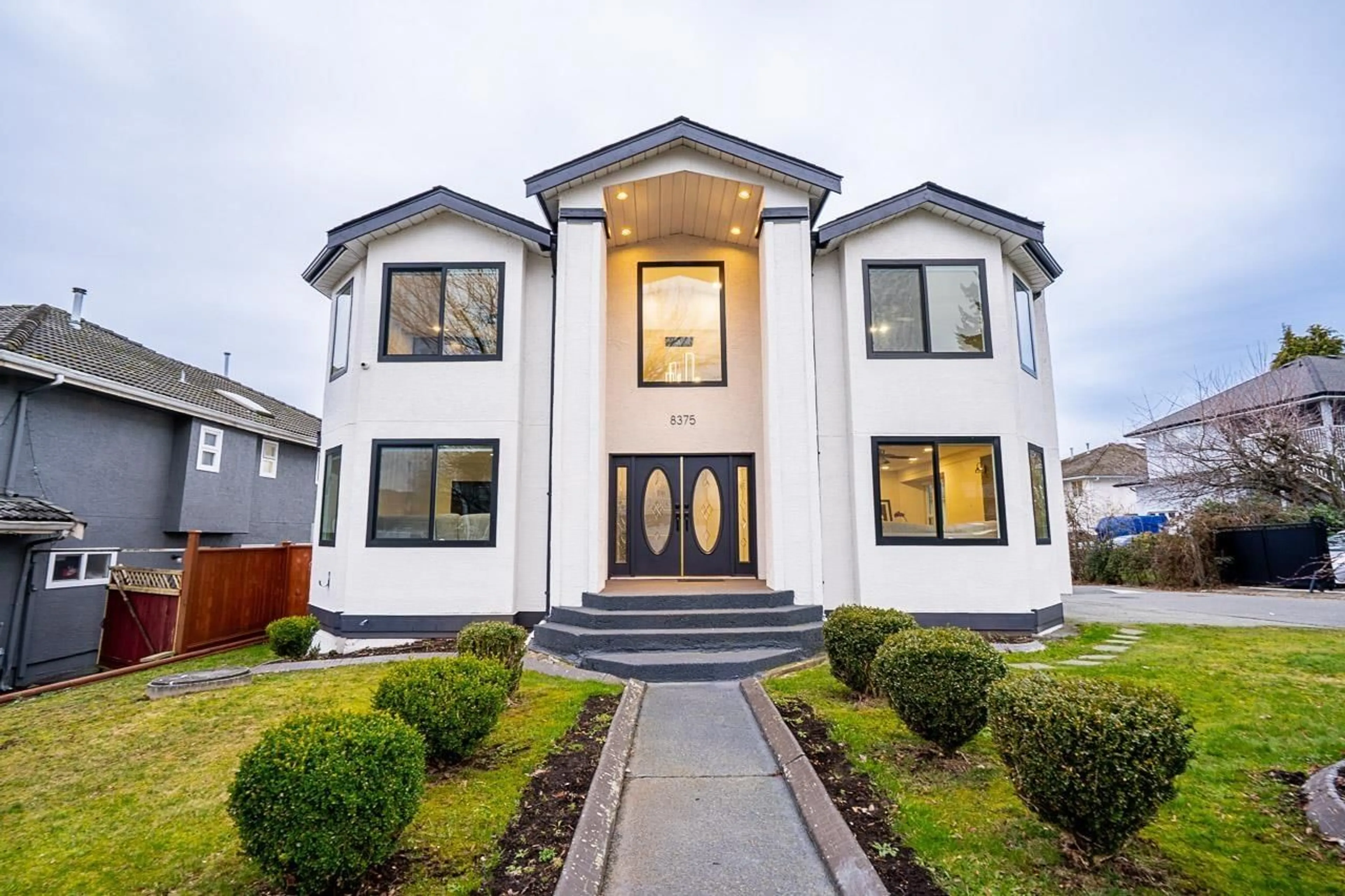 Home with vinyl exterior material, street for 8375 151 STREET, Surrey British Columbia V3S8H9