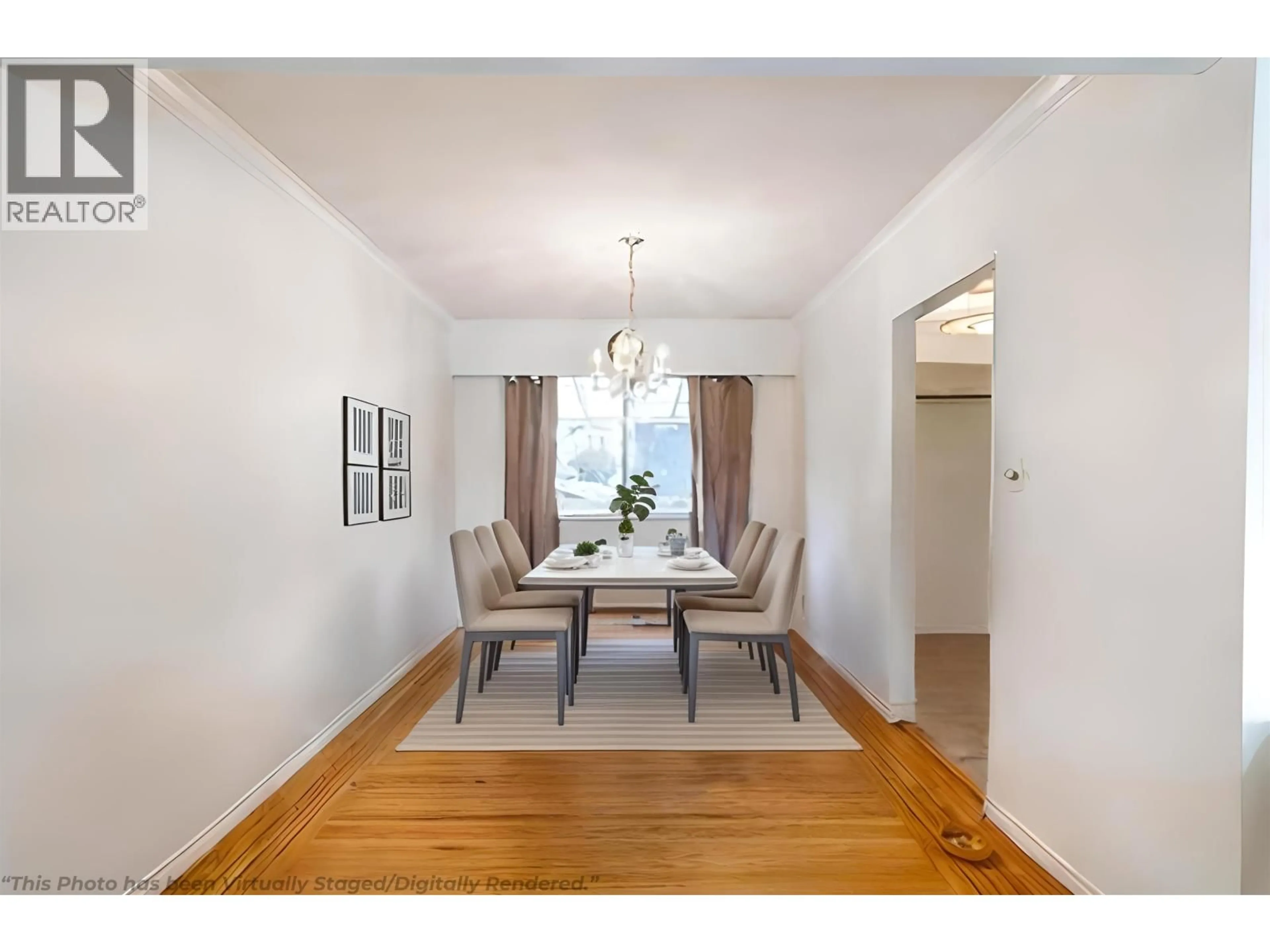 Dining room, wood/laminate floor for 3561 YORK STREET, Port Coquitlam British Columbia V3B4A8