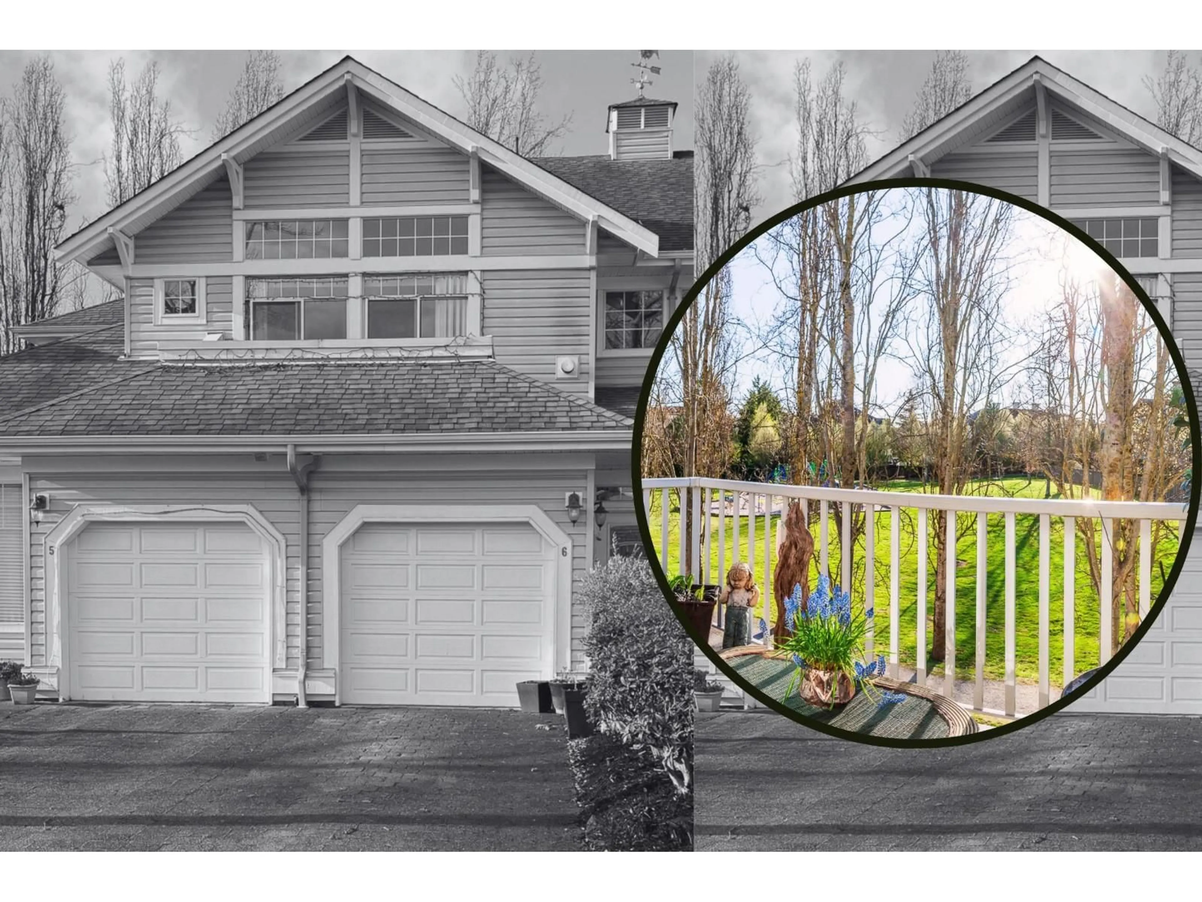 Home with vinyl exterior material, water/lake/river/ocean view for 6 - 5708 208 STREET, Langley British Columbia V3A8L4