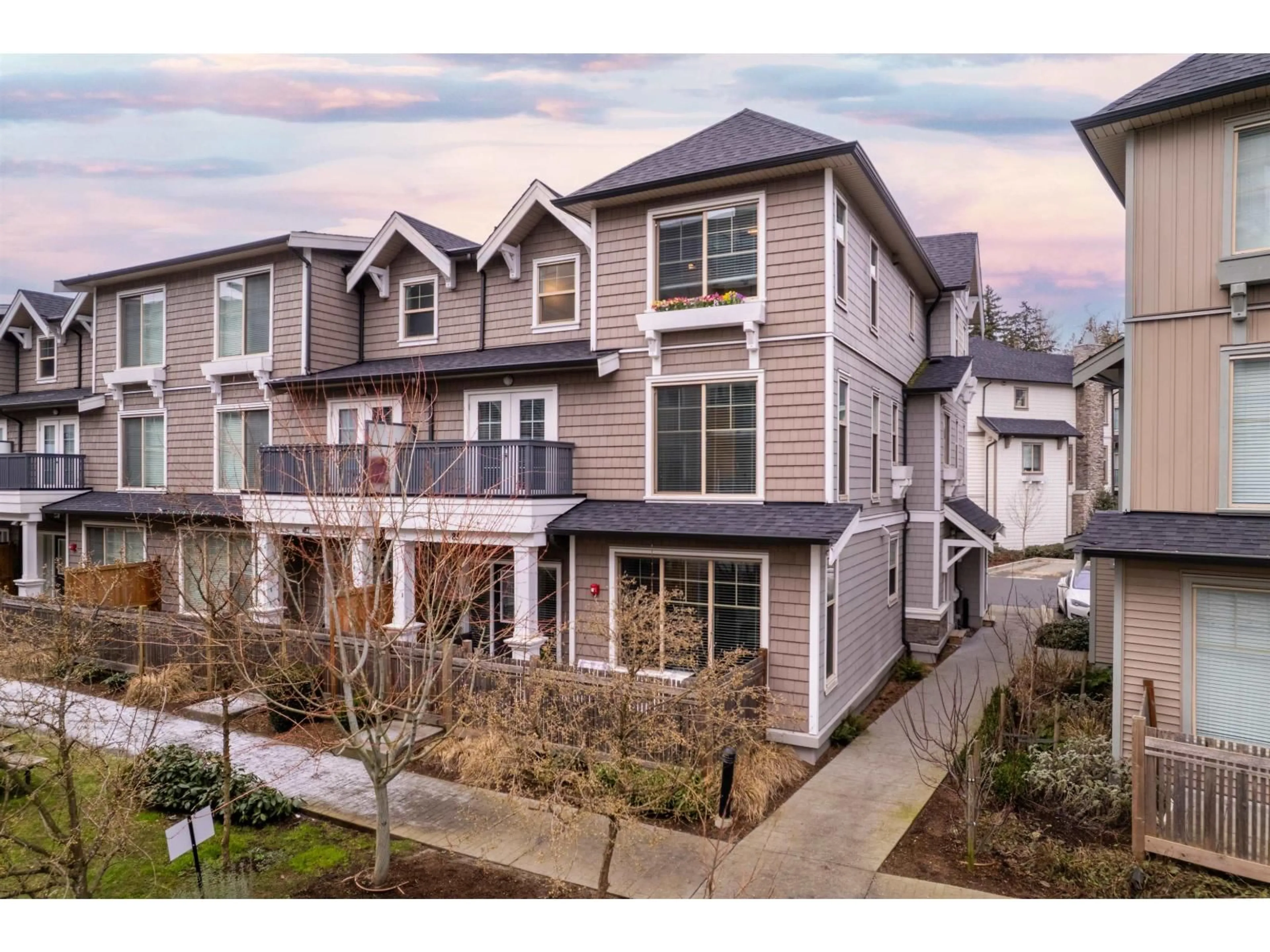 A pic from outside/outdoor area/front of a property/back of a property/a pic from drone, street for 83 - 20487 65 AVENUE, Langley British Columbia V2Y3K8